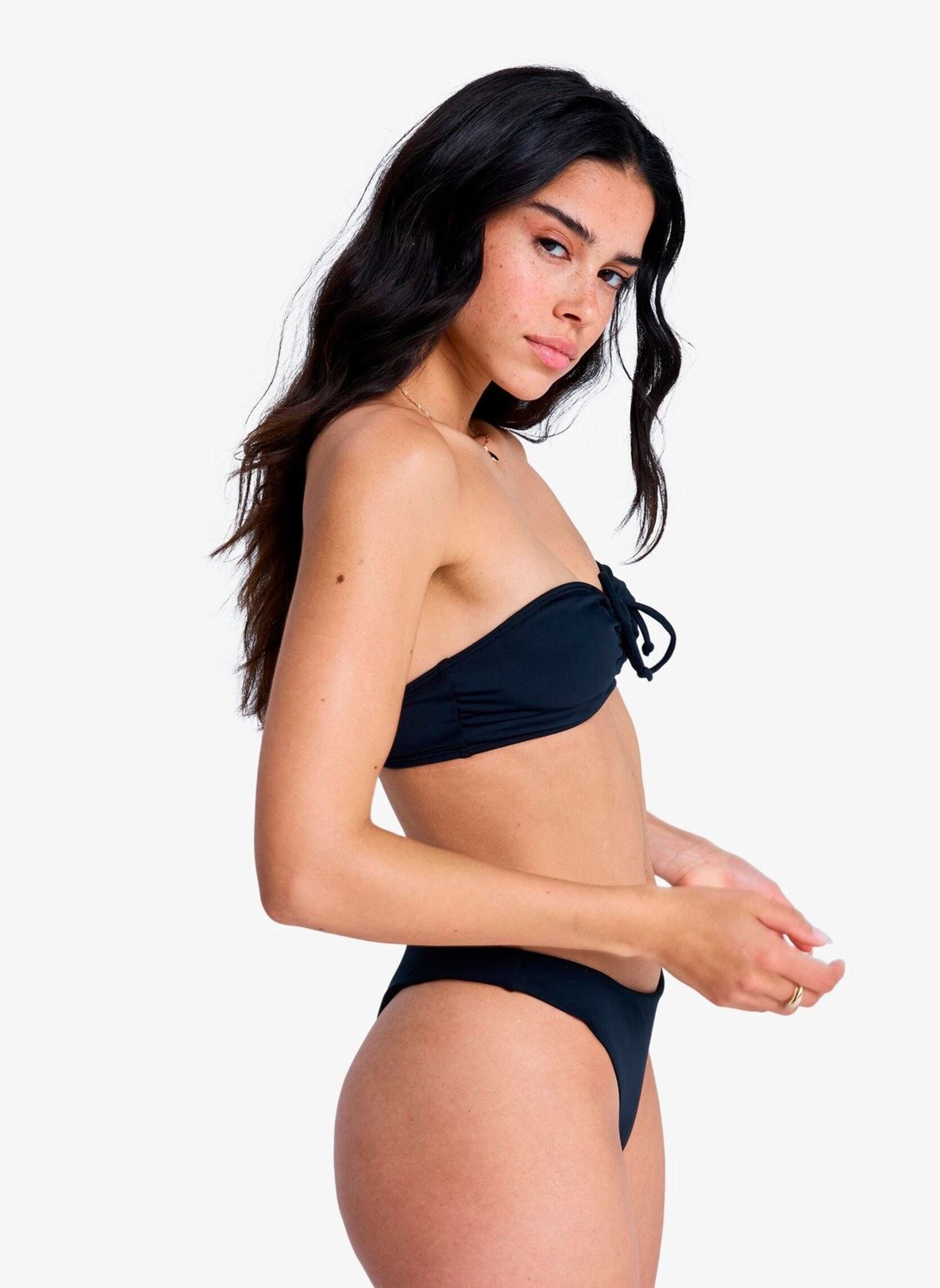 Tanga-bikinibroekjes Sd Essentials Tanga dames zwart Roxy Tanga-bikinibroekjes Sd Essentials Tanga dames zwart ANTHRACITE