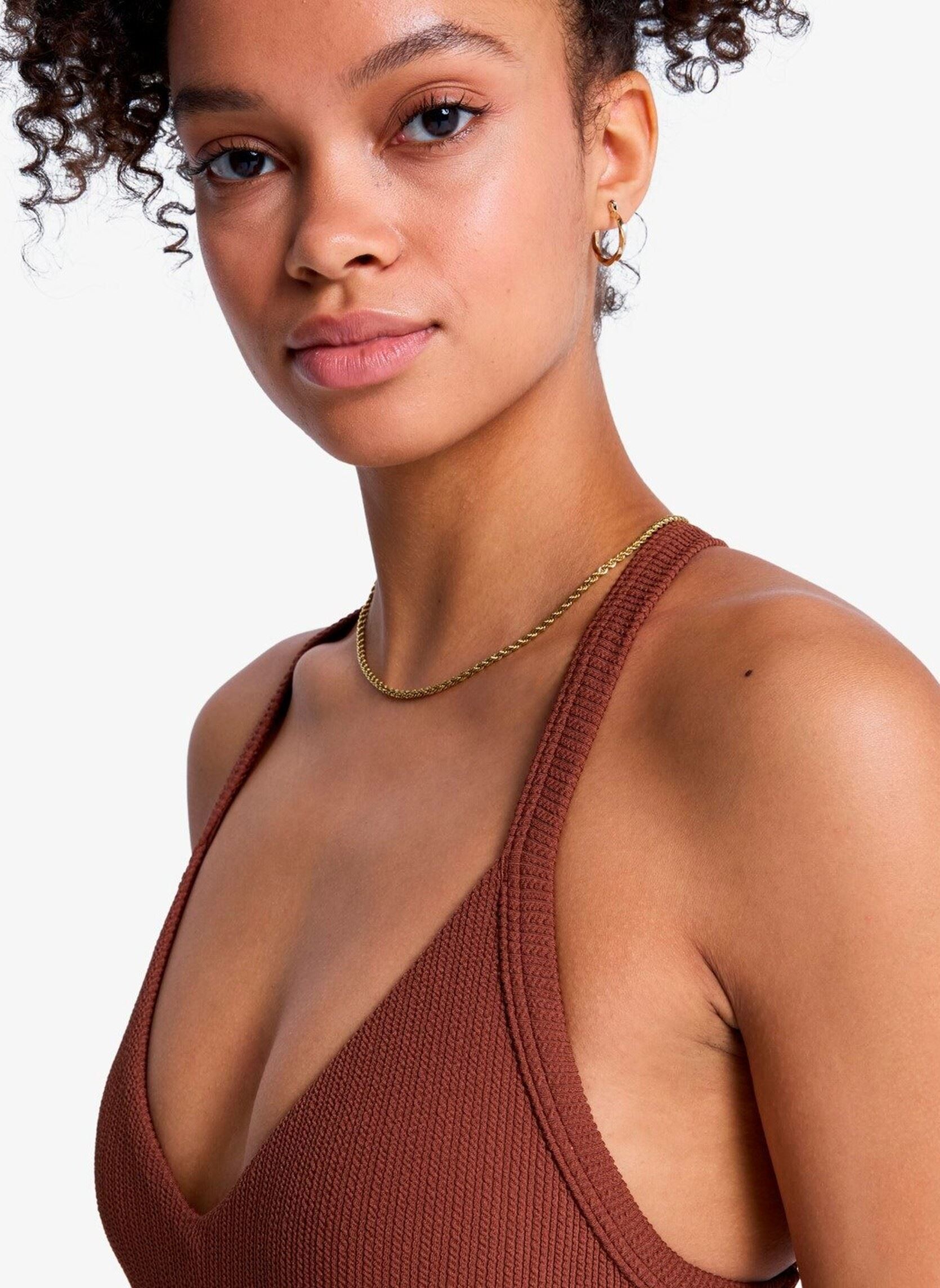 Badpak Roxy Sunshine One Piece dames bruin Roxy Badpak Roxy Sunshine One Piece dames bruin CAPPUCCINO