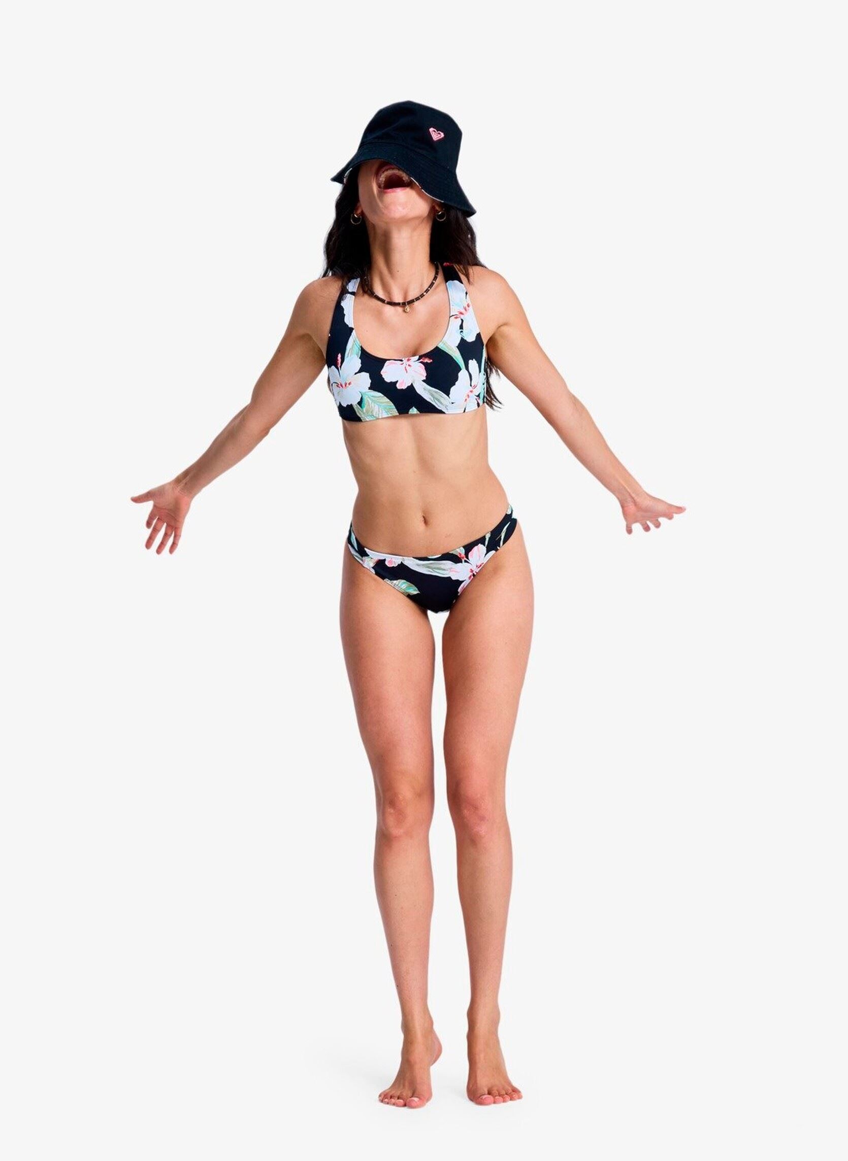 Bikinibroekjes Pt Essentials Classic dames zwart Roxy Bikinibroekjes Pt Essentials Classic dames zwart ANTHRACITE SPRING CHARMING