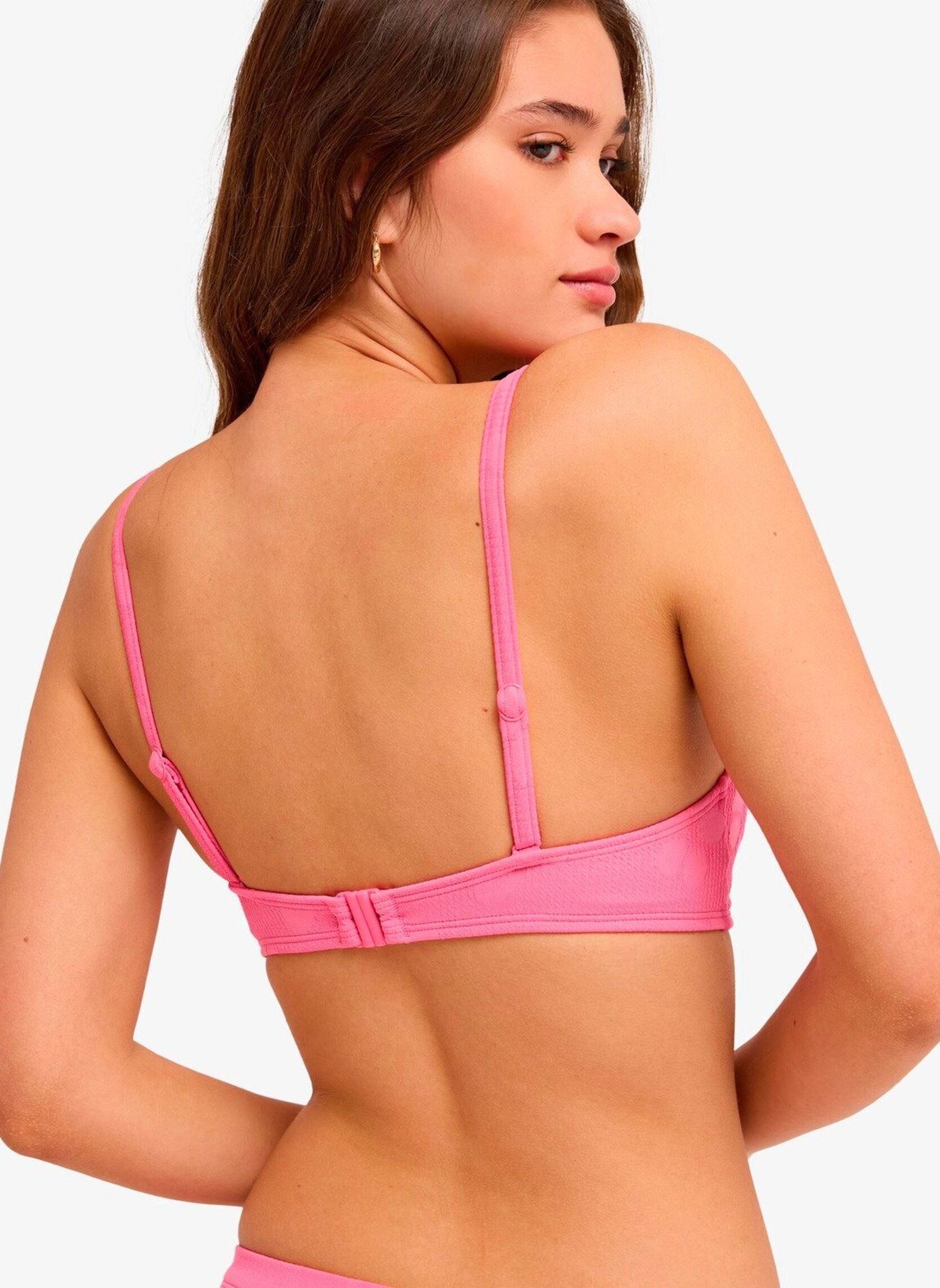 Balconette bikinitops Roxy Paradise Wire Free Dcup dames roze Roxy Balconette bikinitops Roxy Paradise Wire Free Dcup dames roze Sangria Sunset