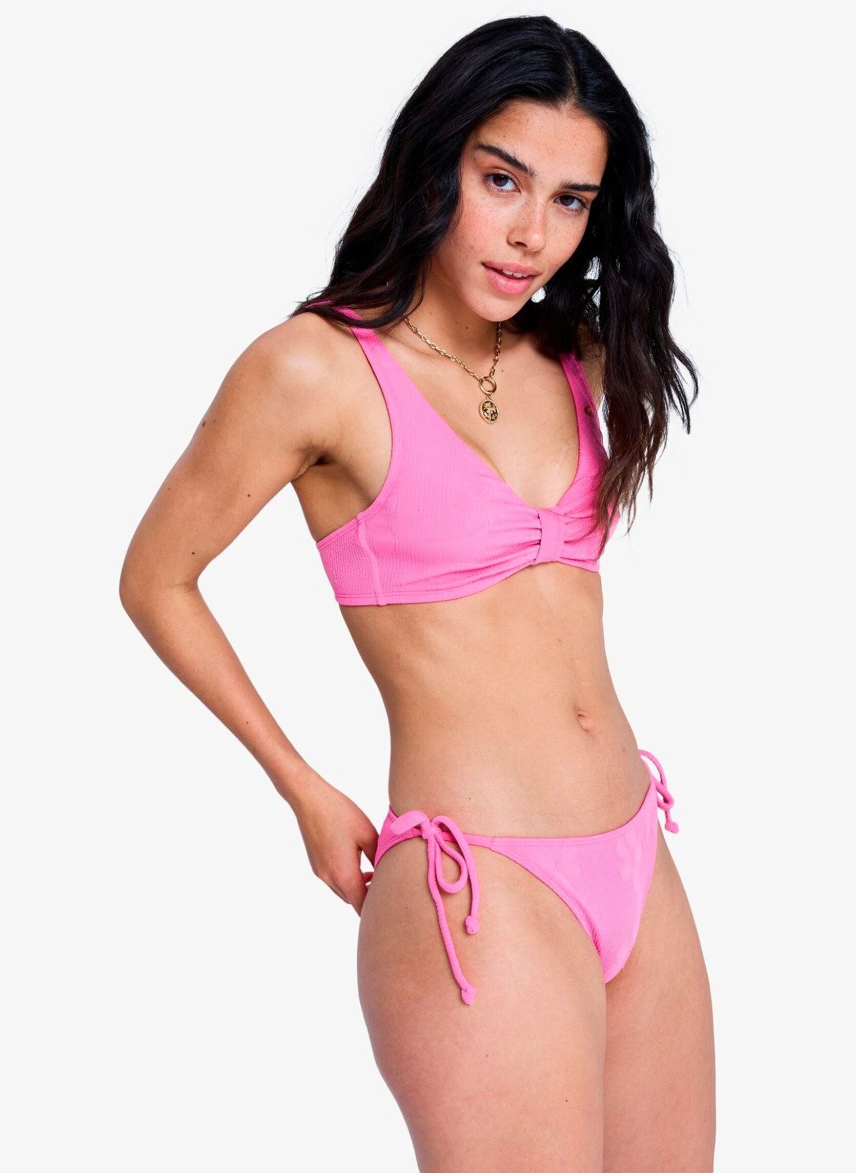 Balconette bikinitops Roxy Paradise Wire Free Dcup dames roze Roxy Balconette bikinitops Roxy Paradise Wire Free Dcup dames roze Sangria Sunset