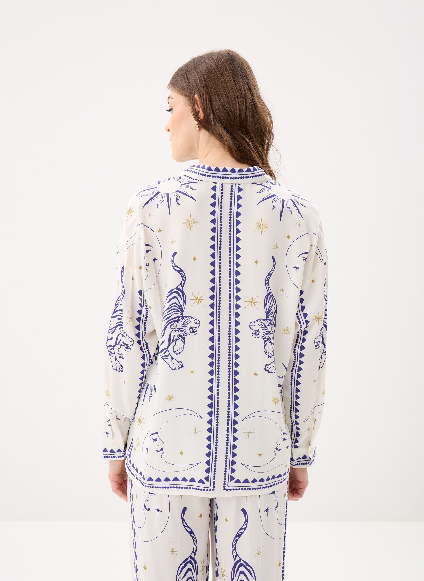 Langarm-Hemden Chani damen mehrfarbig La Petite Etoile Langarm-Hemden Chani damen mehrfarbig Tigre,TIGRE
