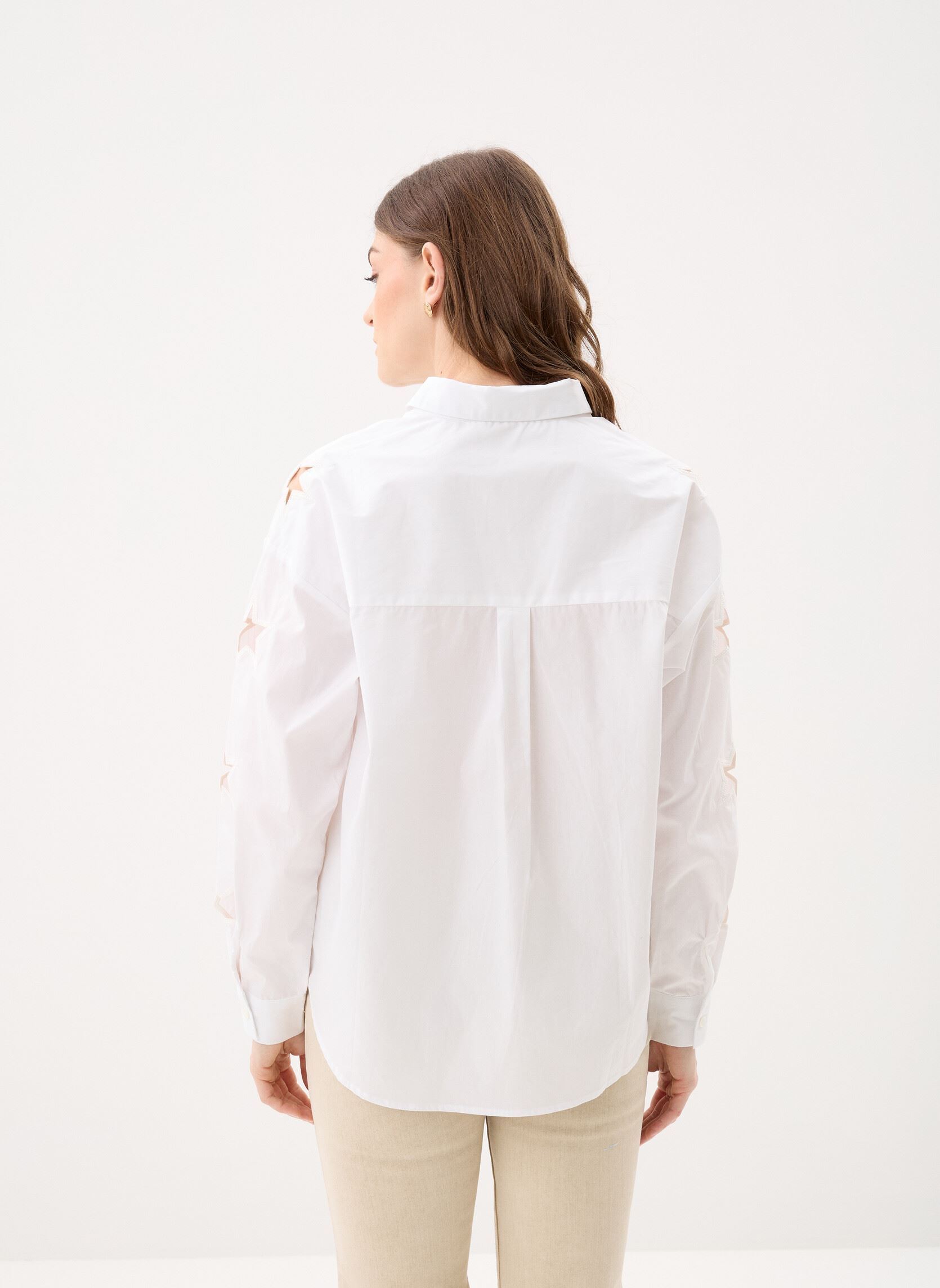 Langarm-Hemden Chelsy damen weiß La Petite Etoile Langarm-Hemden Chelsy damen weiß BLANC