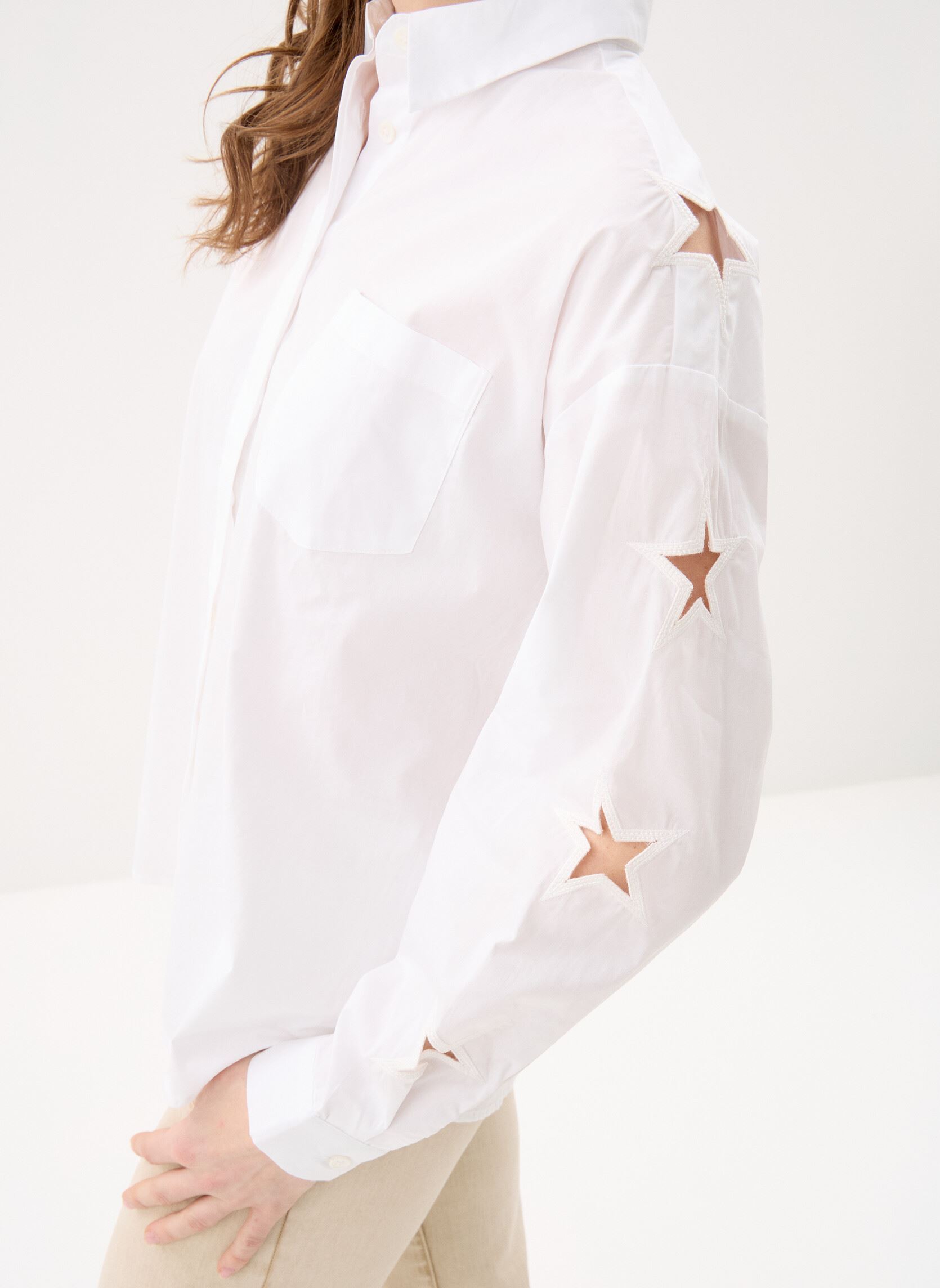 Langarm-Hemden Chelsy damen weiß La Petite Etoile Langarm-Hemden Chelsy damen weiß BLANC