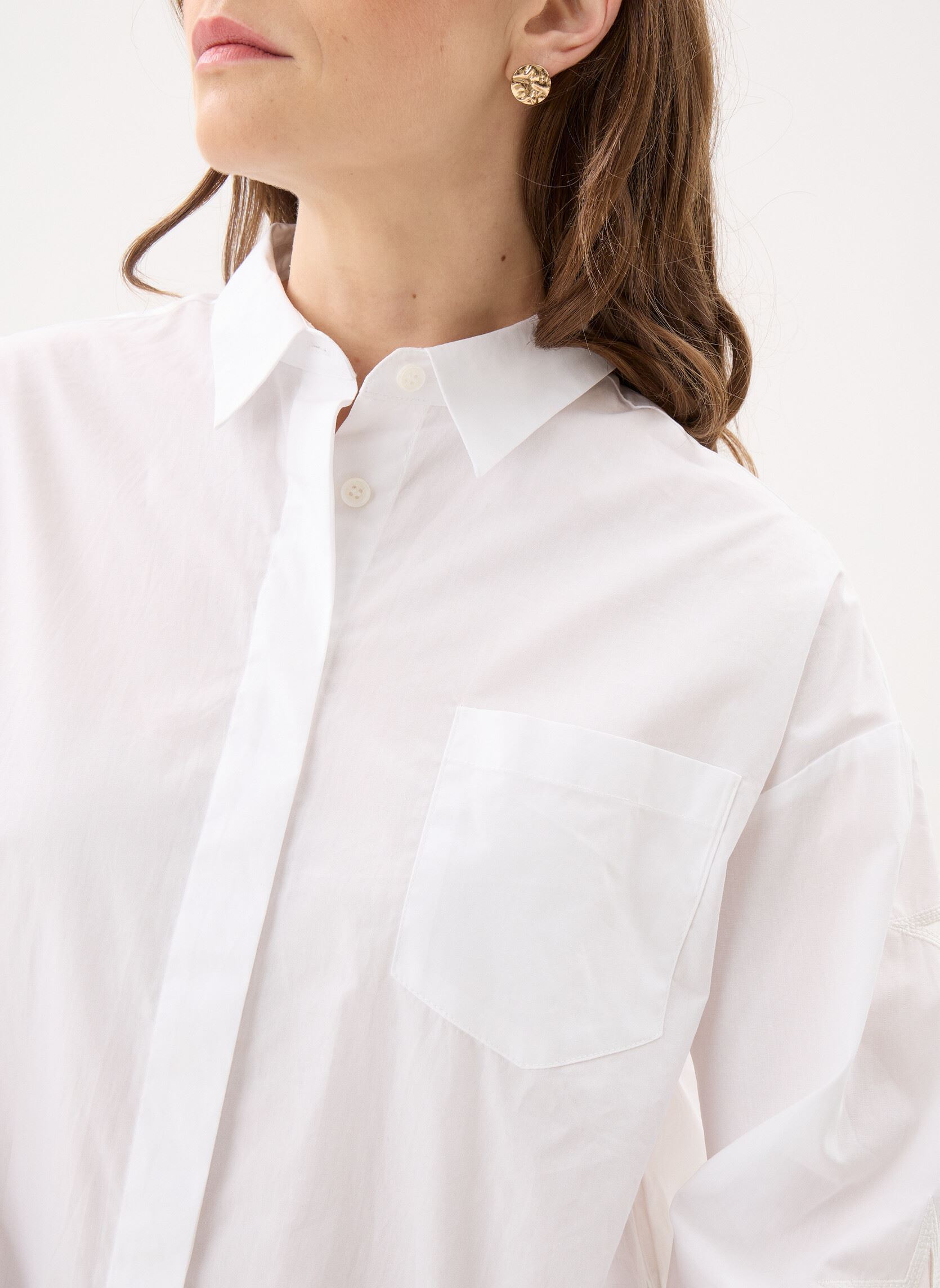 Langarm-Hemden Chelsy damen weiß La Petite Etoile Langarm-Hemden Chelsy damen weiß BLANC