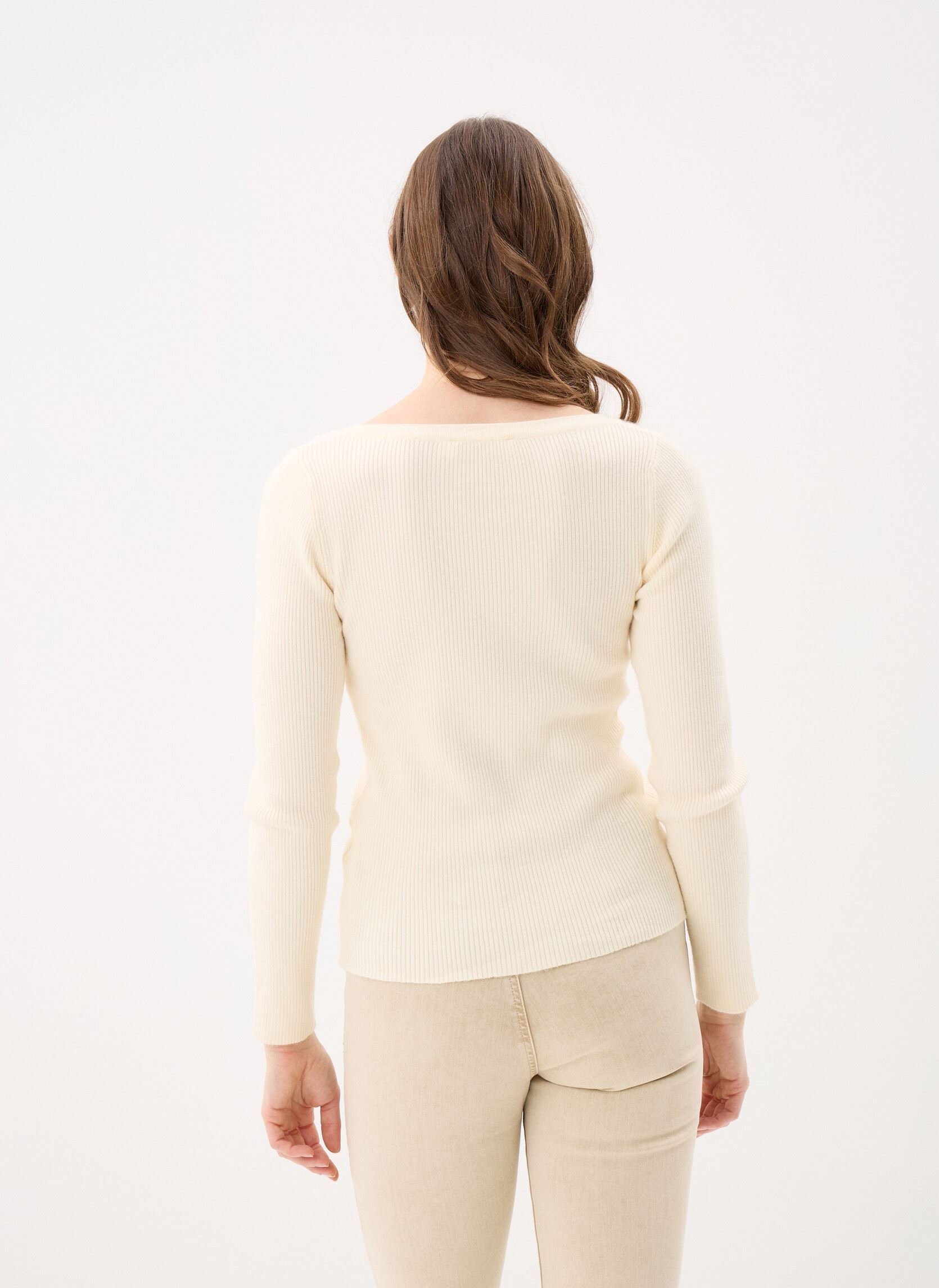 Pulls Manat femme blanc La Petite Etoile Pulls Manat femme blanc Ecru