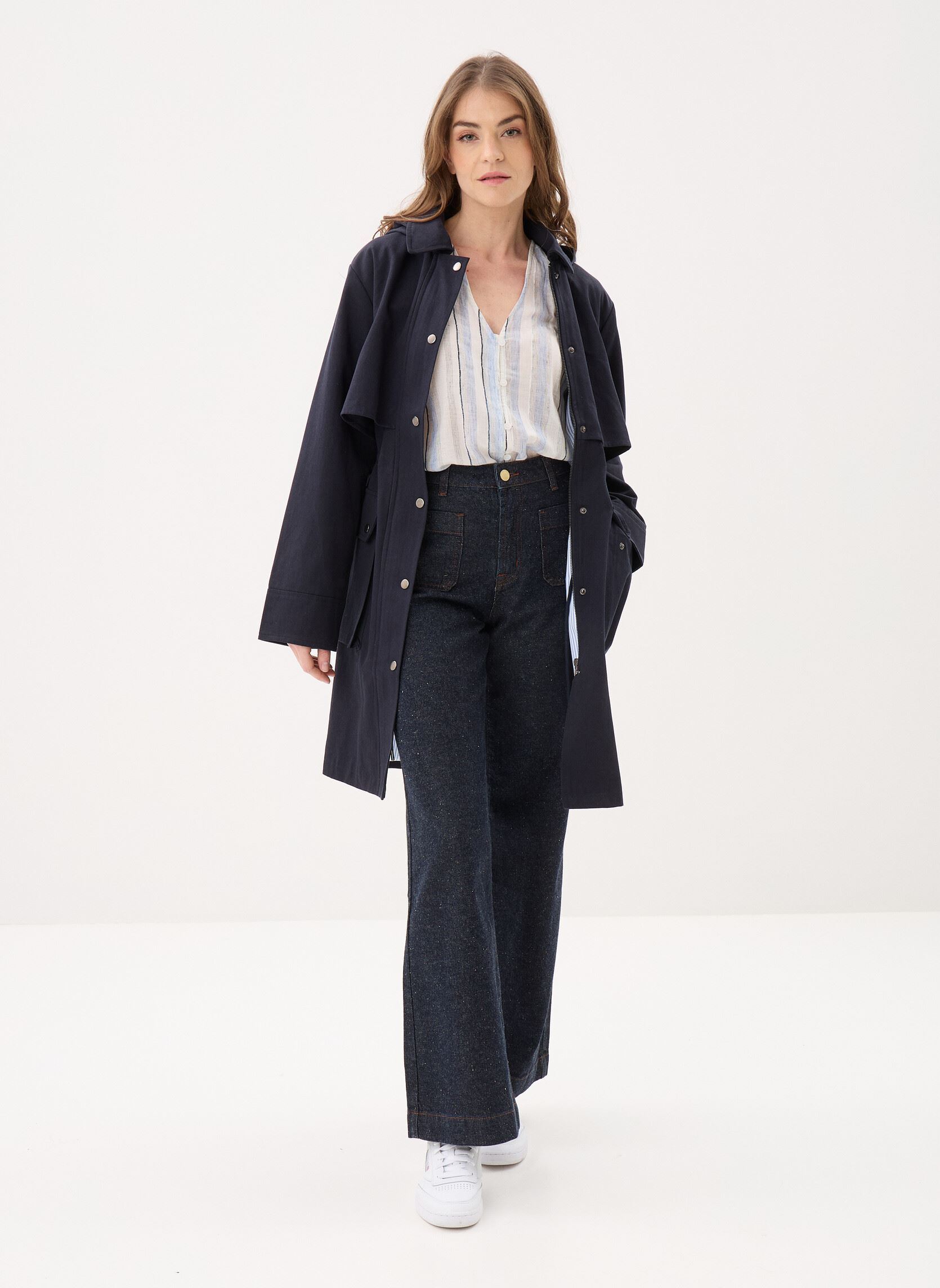 Parkas Nell damen blau La Petite Etoile Parkas Nell damen blau MARINE
