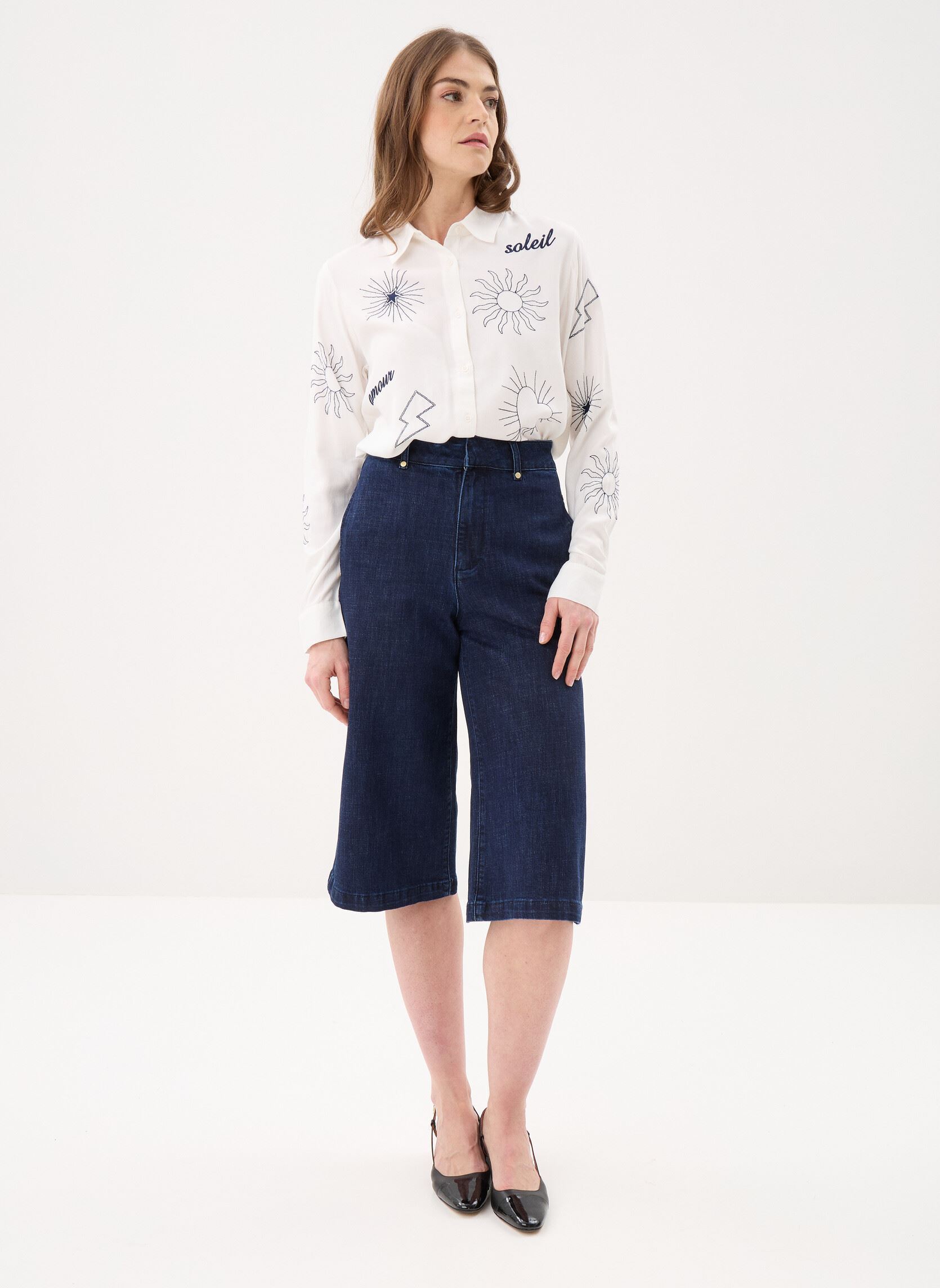Bermuda's Plint dames blauw La Petite Etoile Bermuda's Plint dames blauw Brut