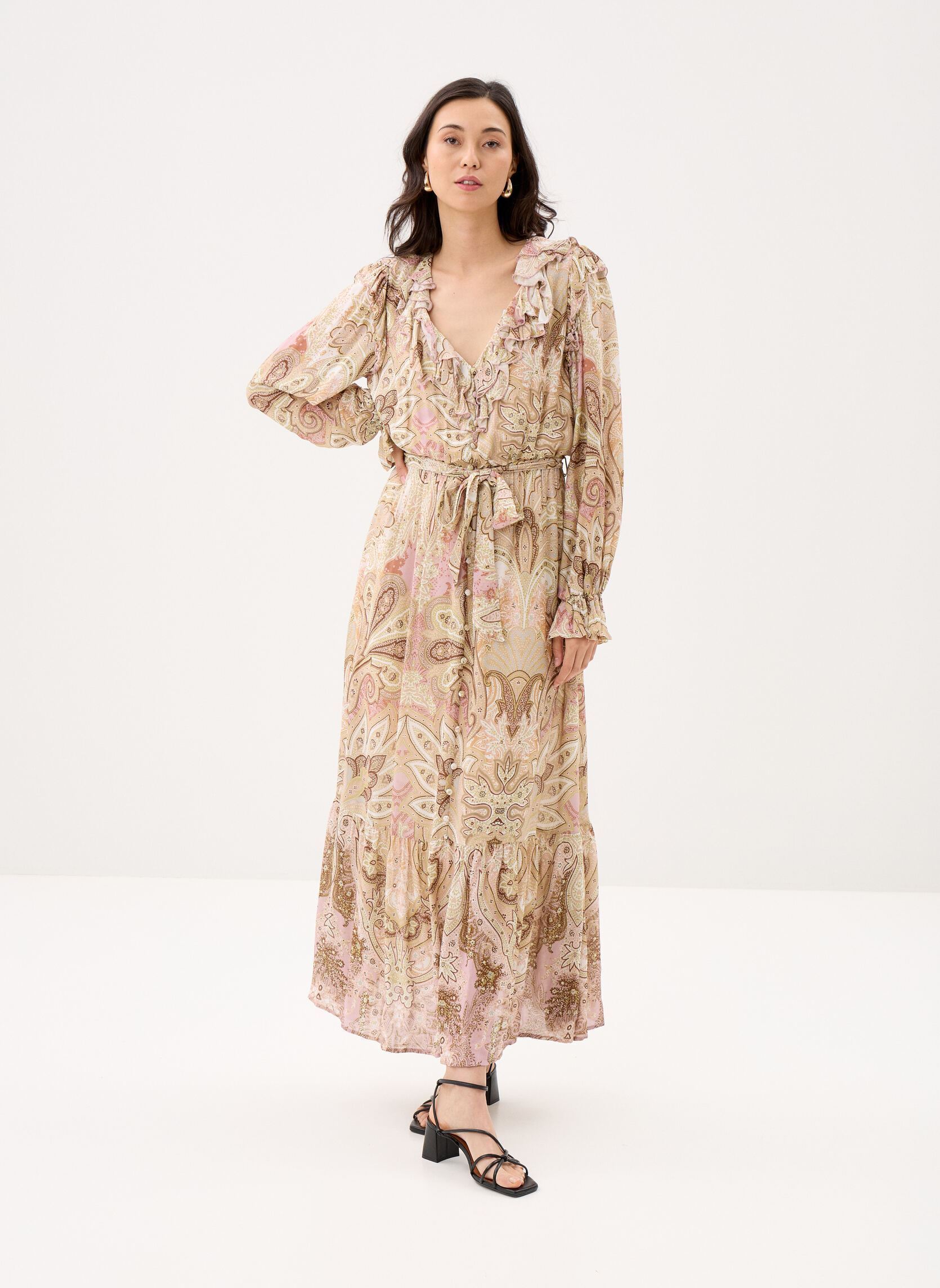 Robes longues Reg femme multicolore La Petite Etoile Robes longues Reg femme multicolore Boho