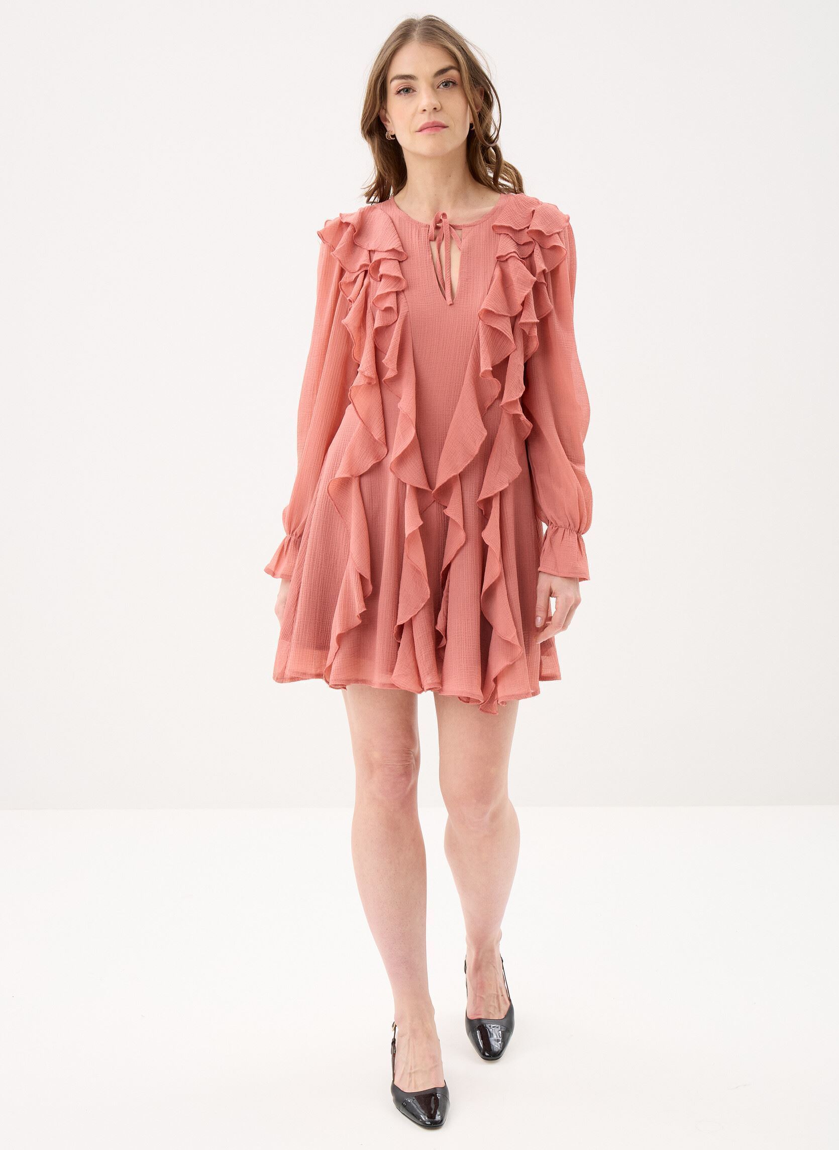Robes Rux femme orange La Petite Etoile Robes Rux femme orange Rose