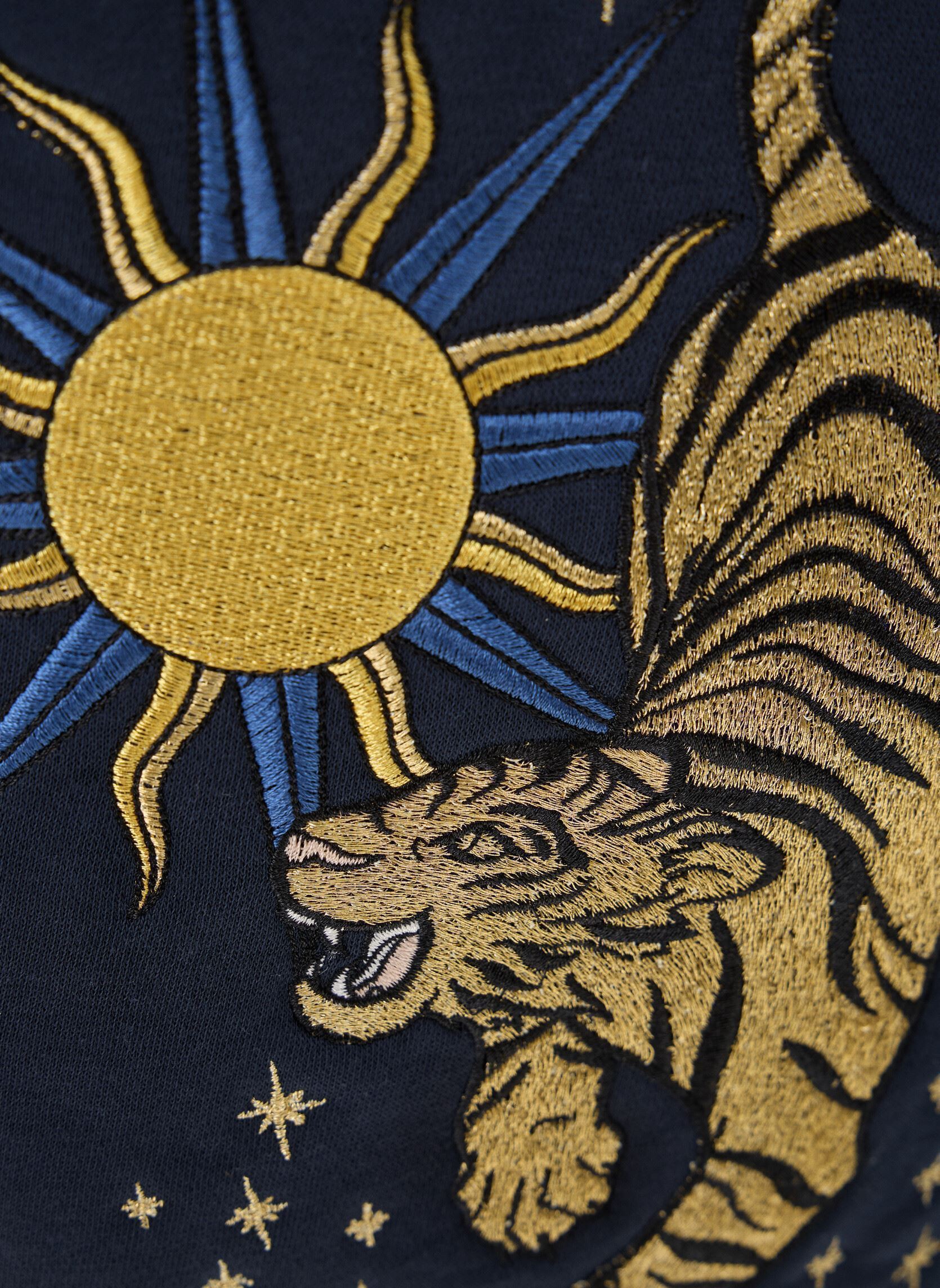 Sweater Tiger dames blauw La Petite Etoile Sweater Tiger dames blauw Marine
