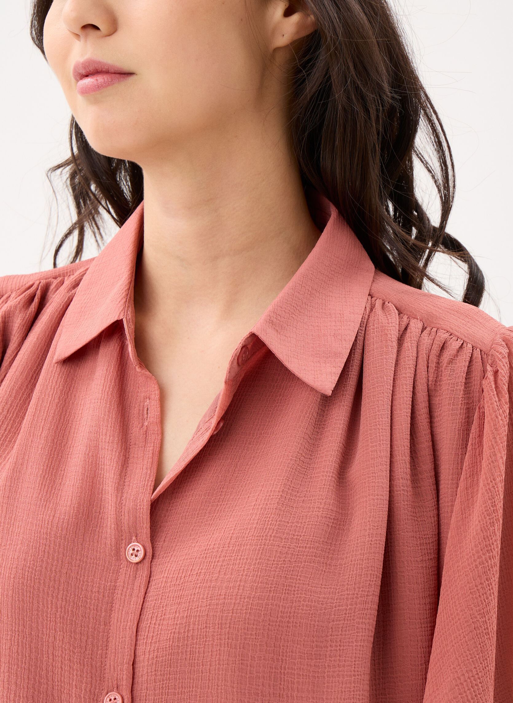Kurzarm-Hemden Tobia damen orange La Petite Etoile Kurzarm-Hemden Tobia damen orange Rose