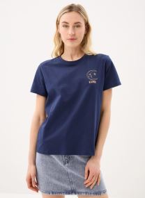 Kurzarm-T-Shirts Toon damen blau