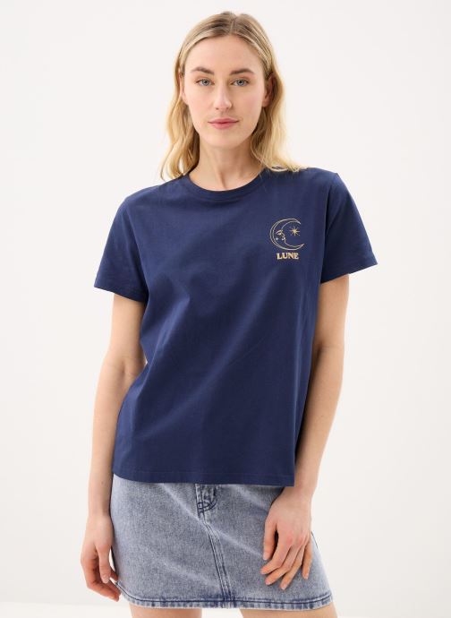 La Petite Etoile Kurzarm-T-Shirts Toon damen blau