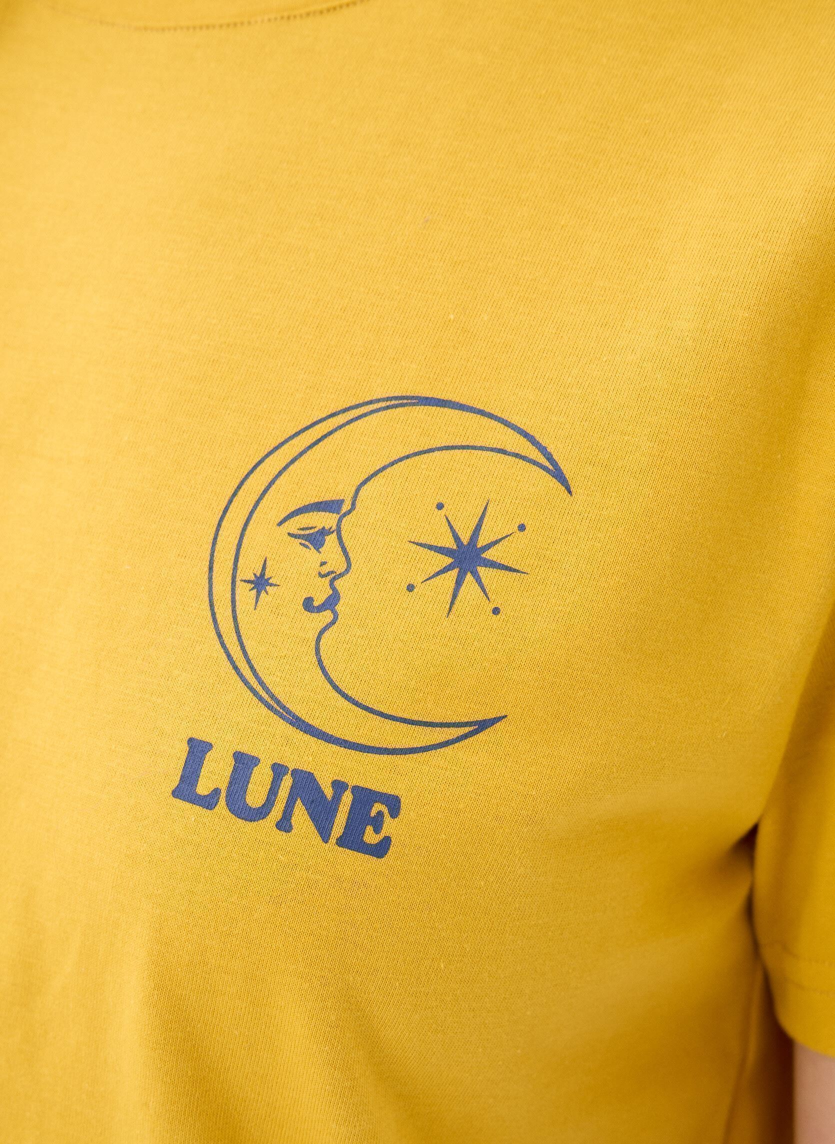 Tee-shirts manches courtes Toon femme jaune La Petite Etoile Tee-shirts manches courtes Toon femme jaune Ocre