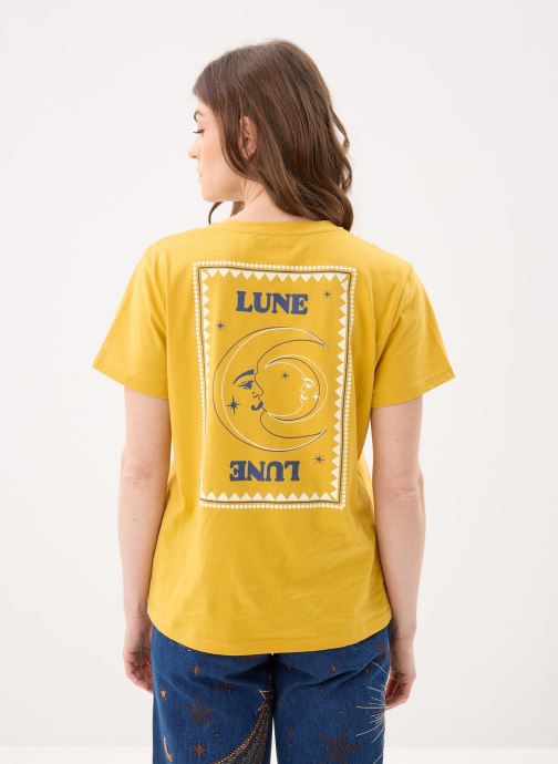 La Petite Etoile Kurzarm-T-Shirts Toon damen gelb