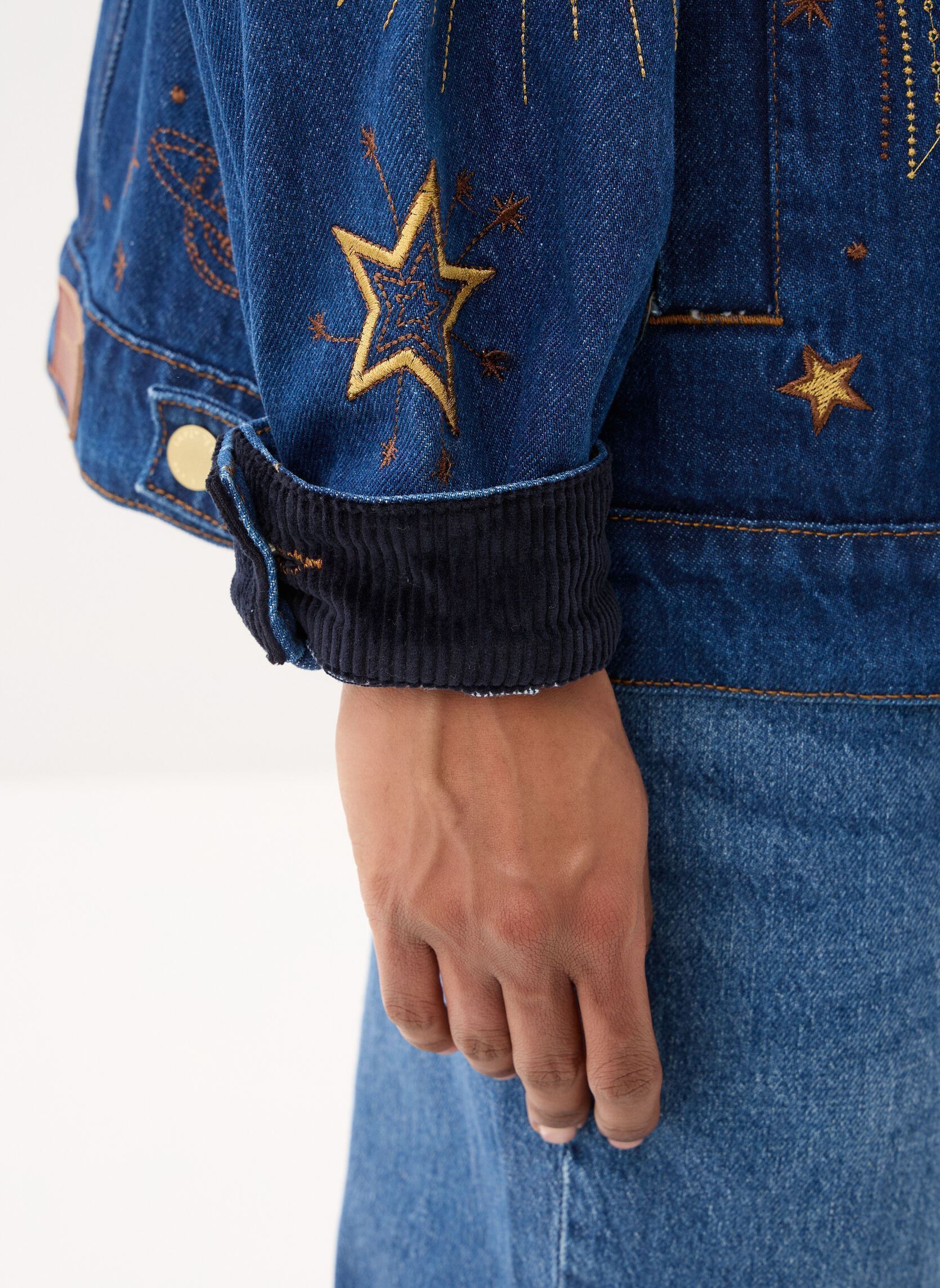 Jeansjacken Vinae damen blau La Petite Etoile Jeansjacken Vinae damen blau Wash