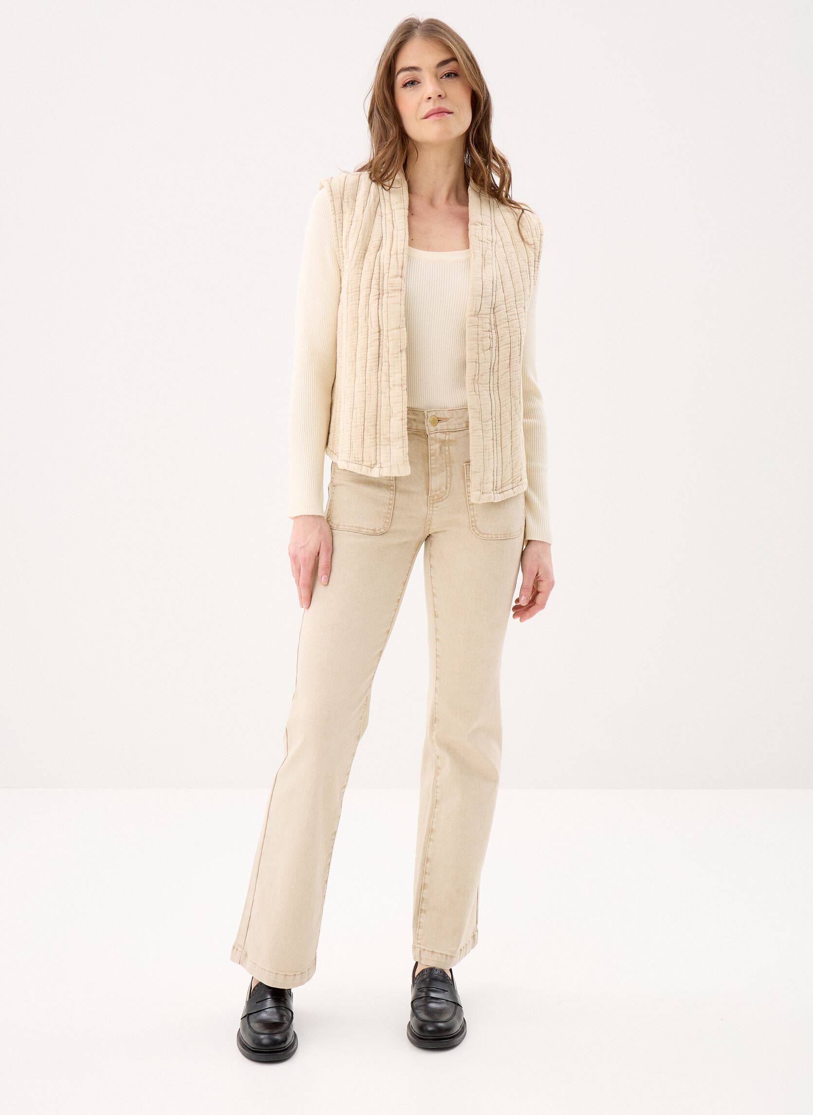 Westen Vivie damen beige La Petite Etoile Westen Vivie damen beige BEIGE