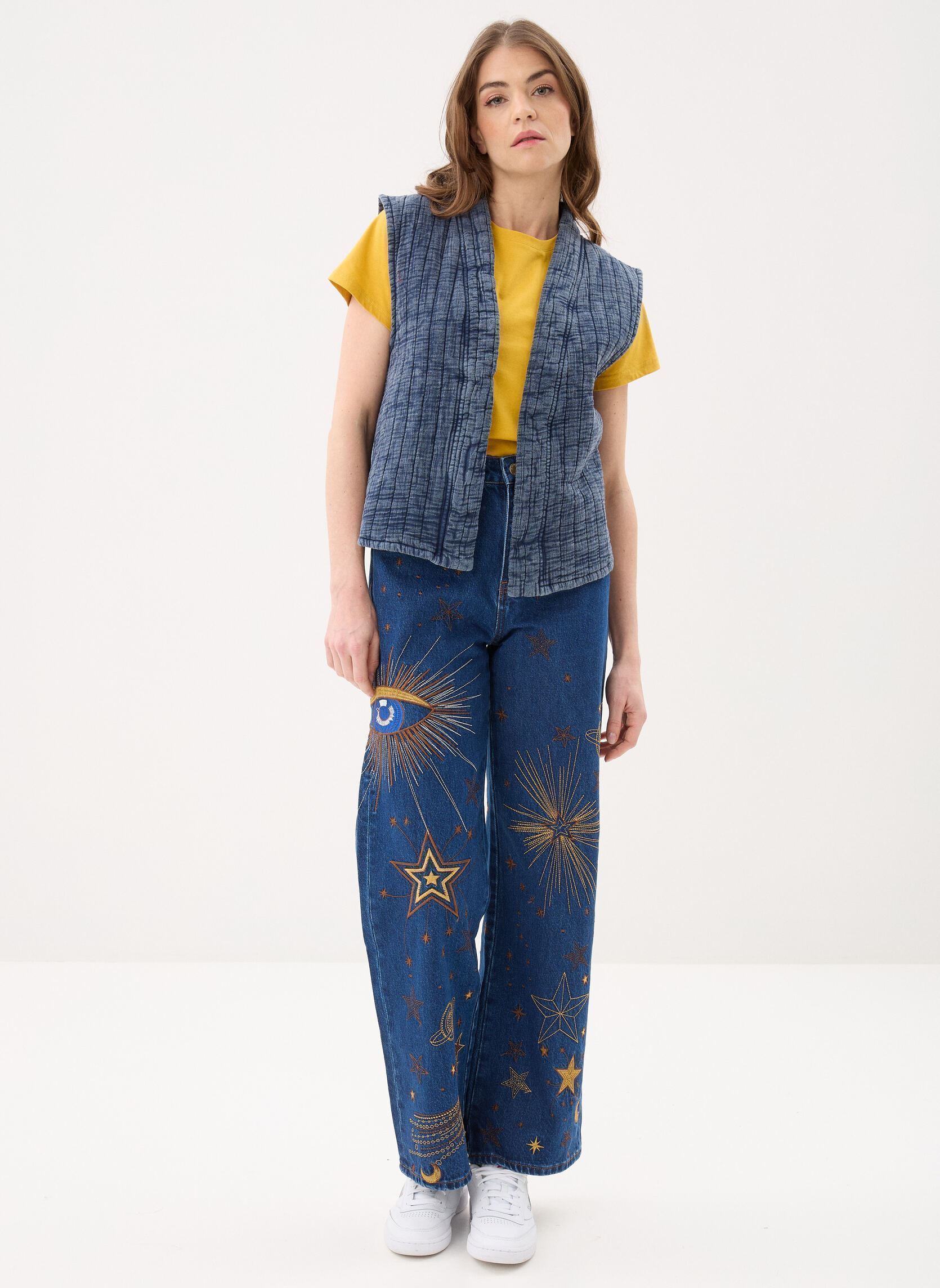 Vestes sans manches Vivie femme bleu La Petite Etoile Vestes sans manches Vivie femme bleu MARINE