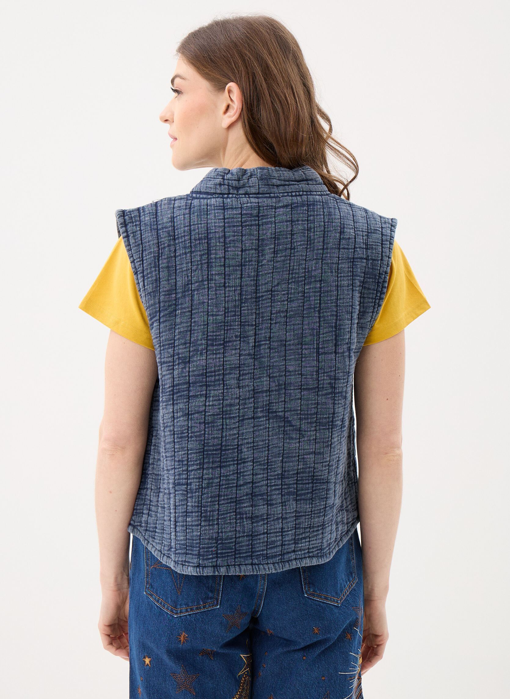 Vestes sans manches Vivie femme bleu La Petite Etoile Vestes sans manches Vivie femme bleu MARINE
