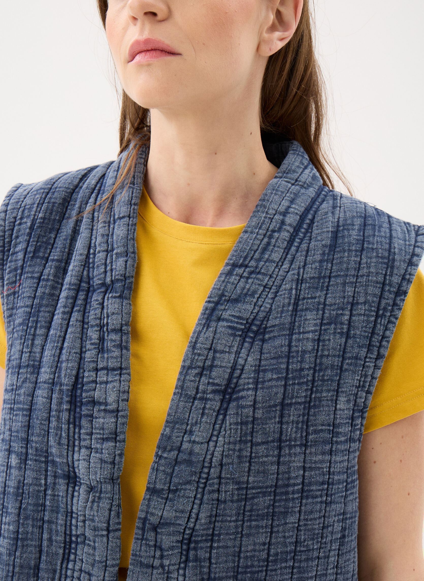 Vestes sans manches Vivie femme bleu La Petite Etoile Vestes sans manches Vivie femme bleu MARINE