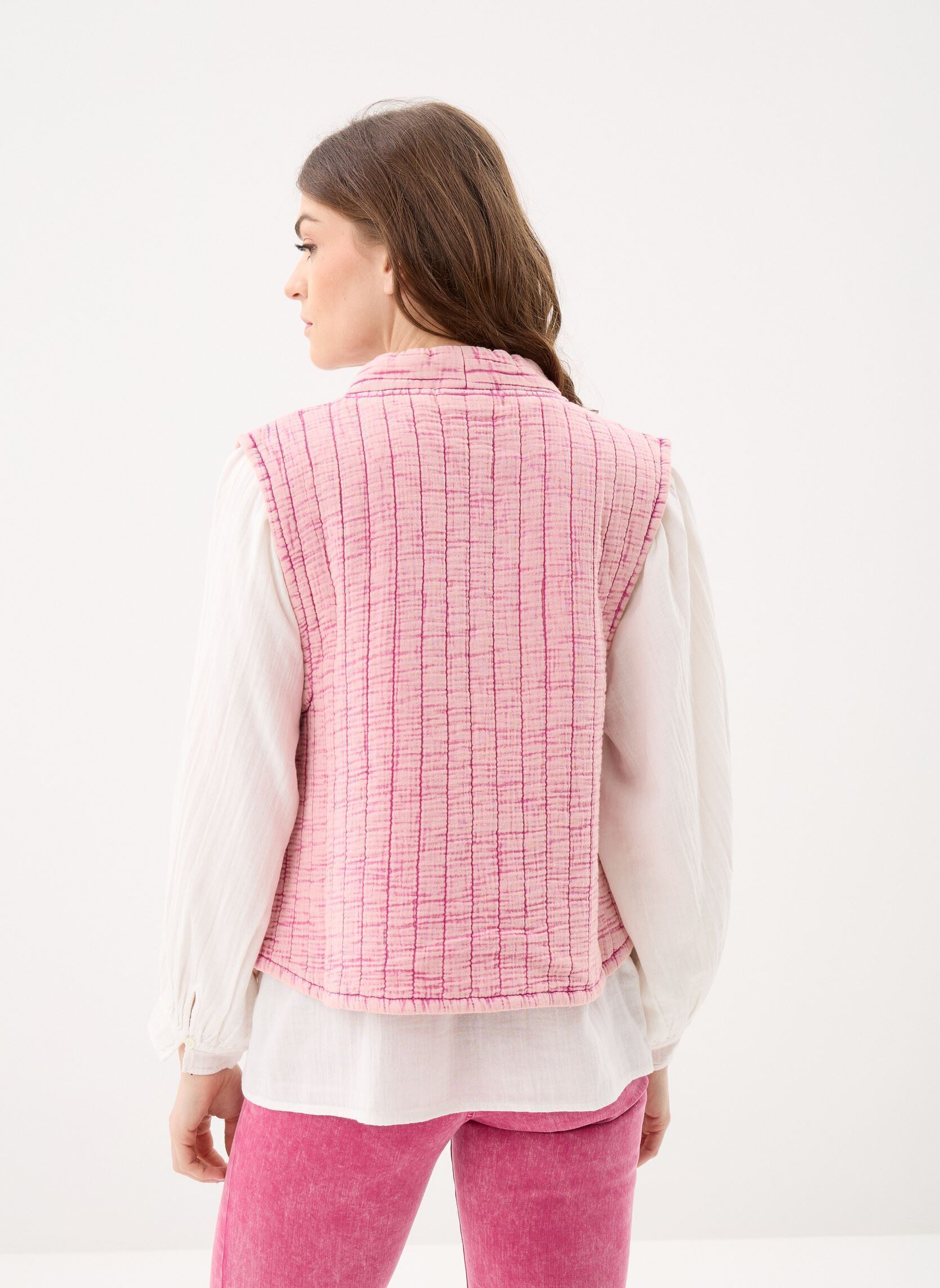 Giacche senza maniche Vivie donna rosa La Petite Etoile Giacche senza maniche Vivie donna rosa ROSE