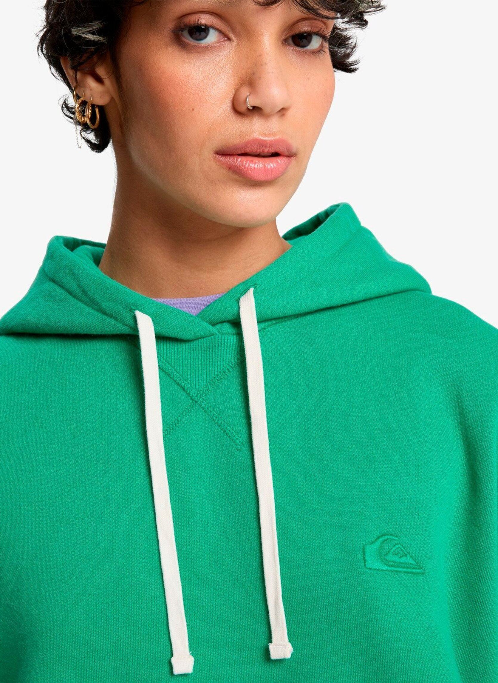 Kapuzenpullover Essential Hoodie damen grün Quiksilver Kapuzenpullover Essential Hoodie damen grün Leprechaun