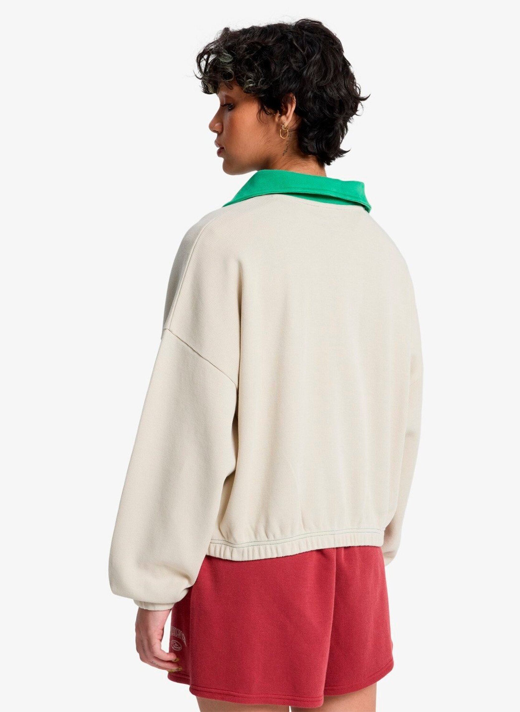 Sweatshirts Paz Half Zip damen mehrfarbig Quiksilver Sweatshirts Paz Half Zip damen mehrfarbig Bone