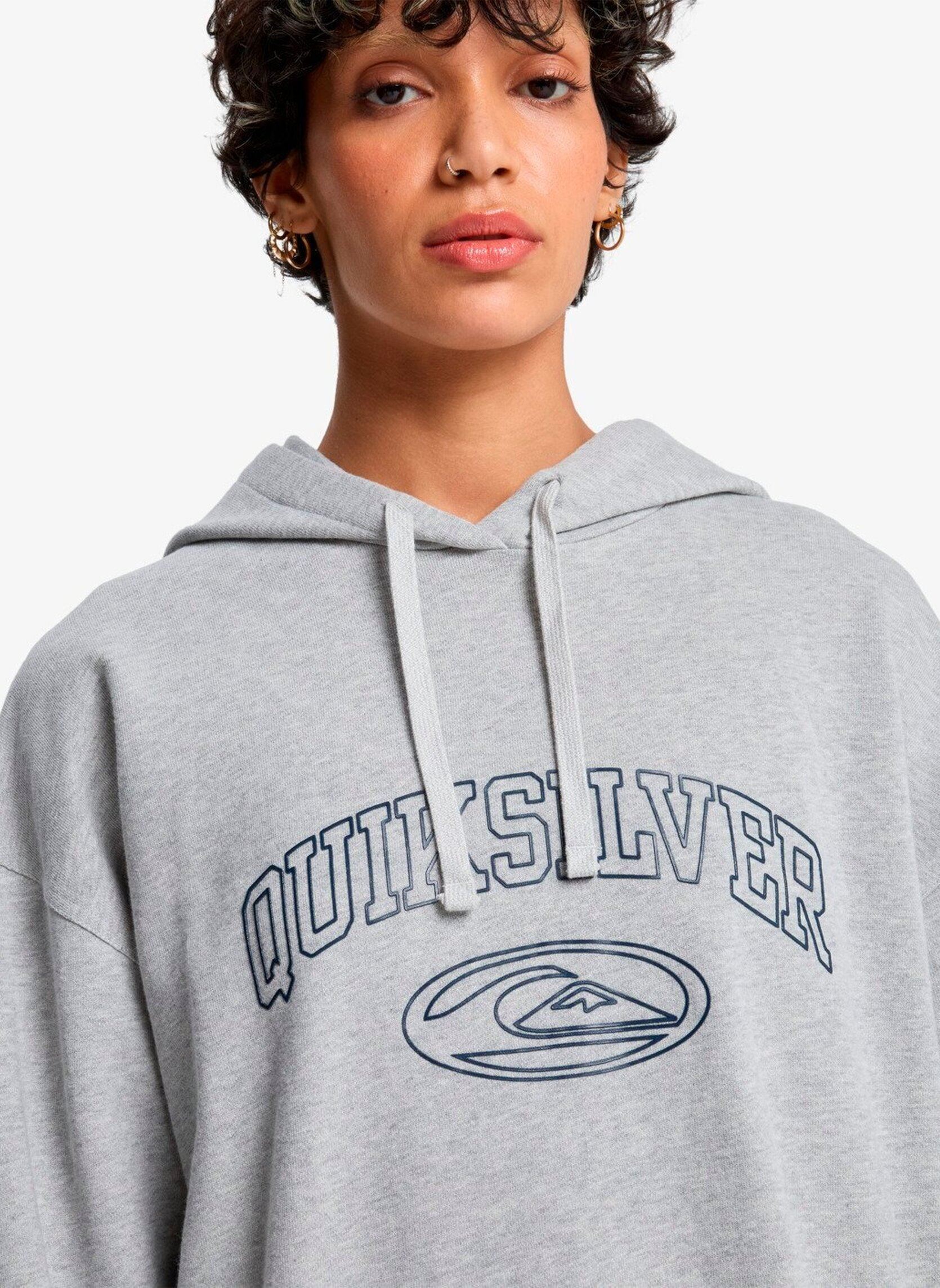 Kapuzenpullover Tarija Hoodie Workwear damen grau Quiksilver Kapuzenpullover Tarija Hoodie Workwear damen grau LIGHT GREY HEATHER