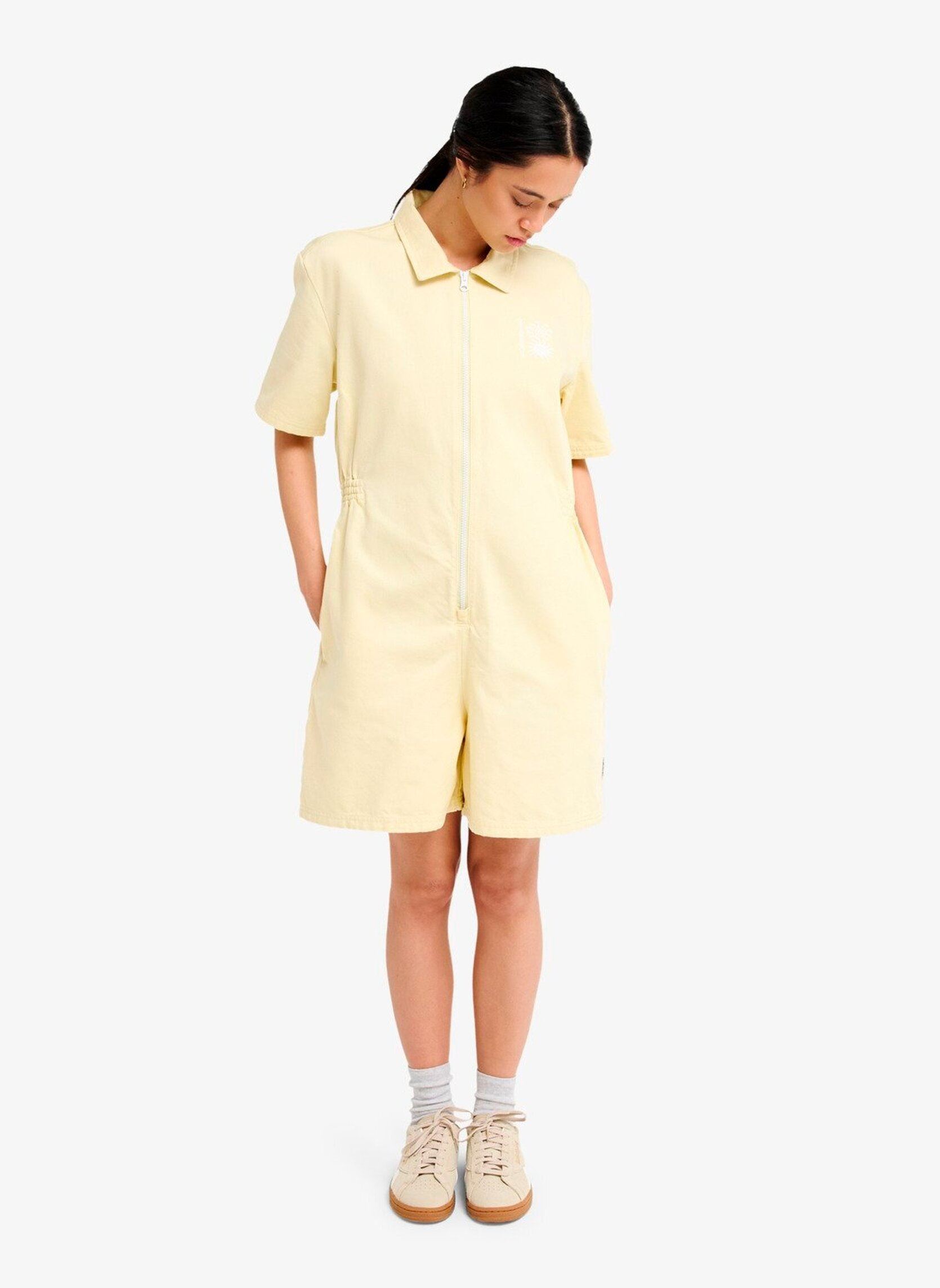 Kurze Jumpsuits Craig Romper damen gelb Quiksilver Kurze Jumpsuits Craig Romper damen gelb Garden Glade