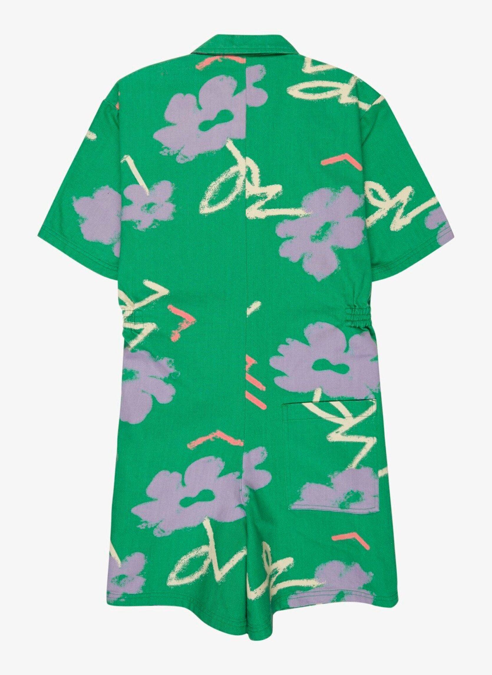 Kurze Jumpsuits Craig Romper damen grün Quiksilver Kurze Jumpsuits Craig Romper damen grün Leprechaun Street Floral 64