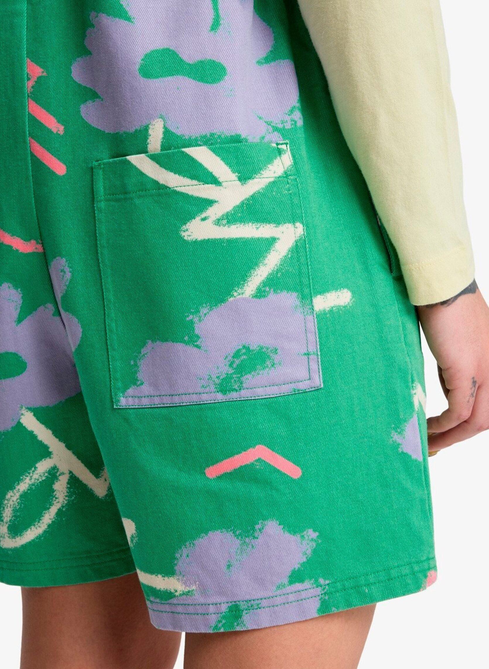 Kurze Jumpsuits Craig Romper damen grün Quiksilver Kurze Jumpsuits Craig Romper damen grün Leprechaun Street Floral 64