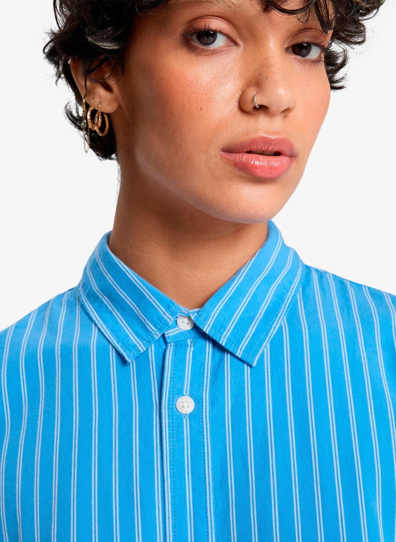 Hemden Finvoy Ls Shirt damen blau Quiksilver Hemden Finvoy Ls Shirt damen blau Riviera Vertical Stripes