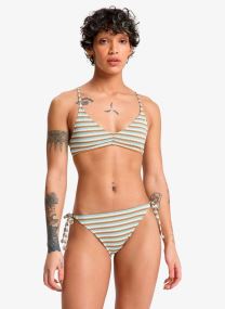 Hauts de maillot triangle Clickity Clack Top femme multicolore Quiksilver Hauts de maillot triangle Clickity Clack Top femme multicolore Tobacco Clickity Stripe