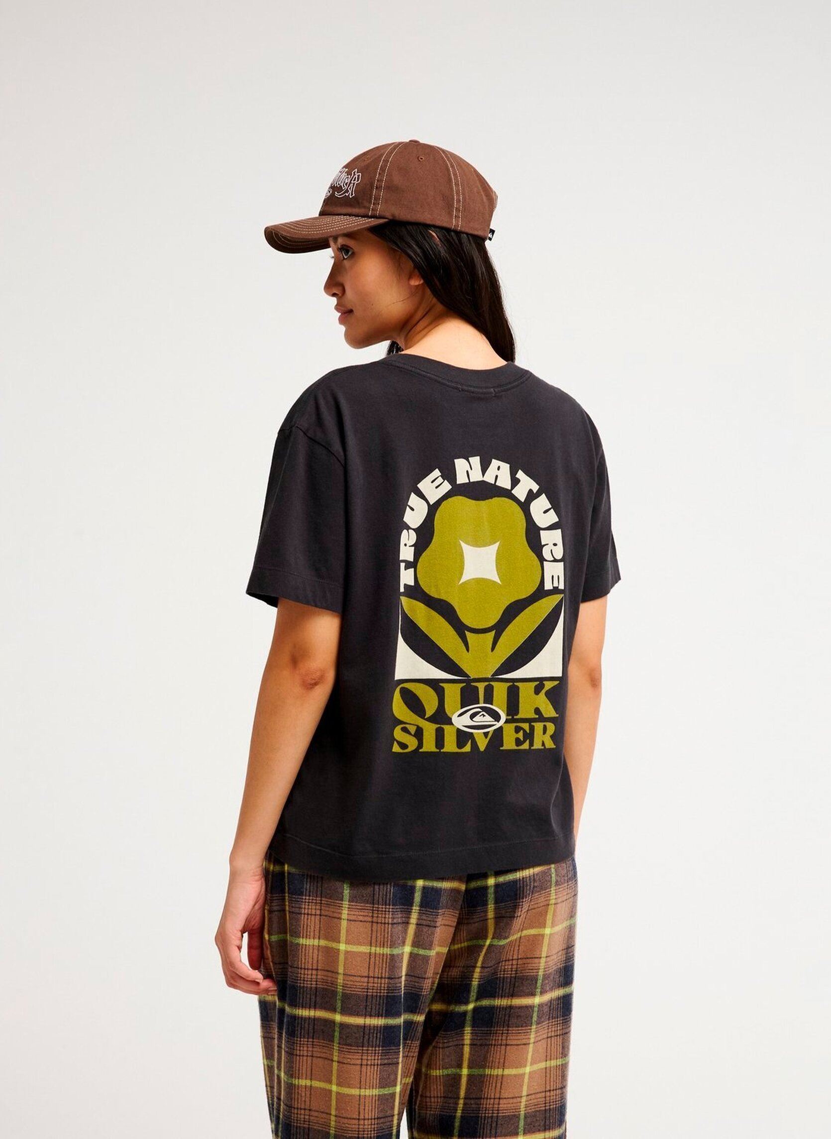 Tee-shirts Standard ss tee femme noir Quiksilver Tee-shirts Standard ss tee femme noir TARMAC