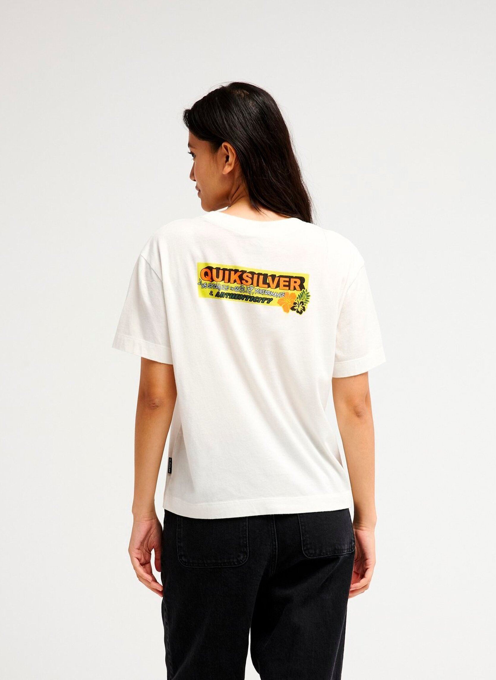 Tee-shirts Standard ss tee femme blanc Quiksilver Tee-shirts Standard ss tee femme blanc SNOW WHITE