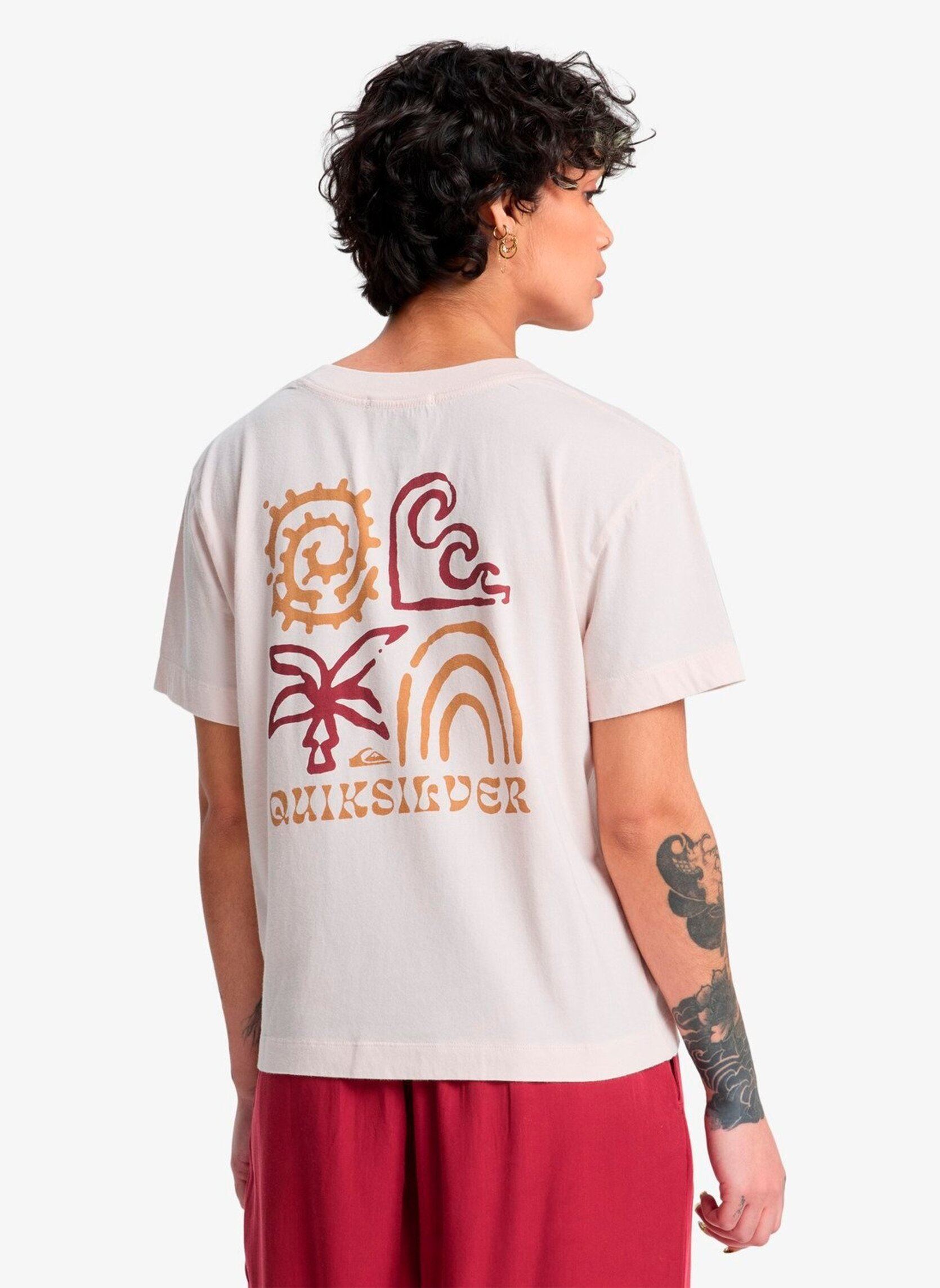 T-Shirts Standard ss tee damen rosa Quiksilver T-Shirts Standard ss tee damen rosa ROSEWATER