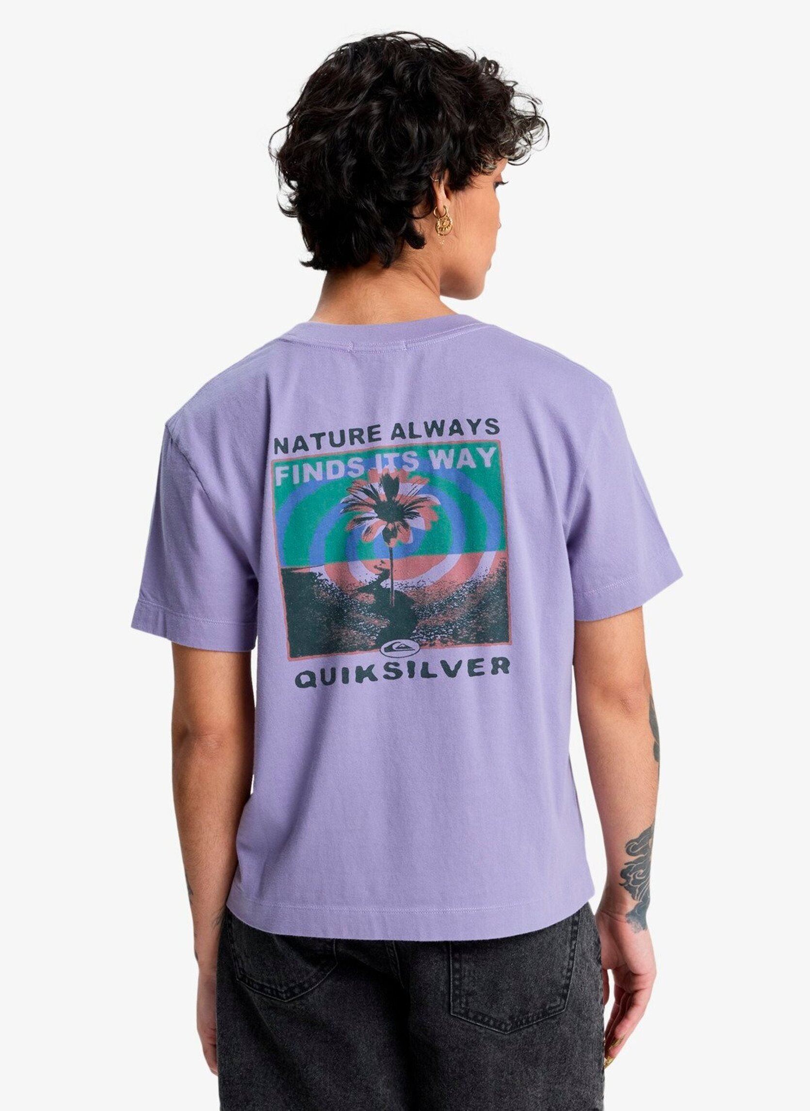Tee-shirts Standard Ss Tee femme violet Quiksilver Tee-shirts Standard Ss Tee femme violet Daybreak