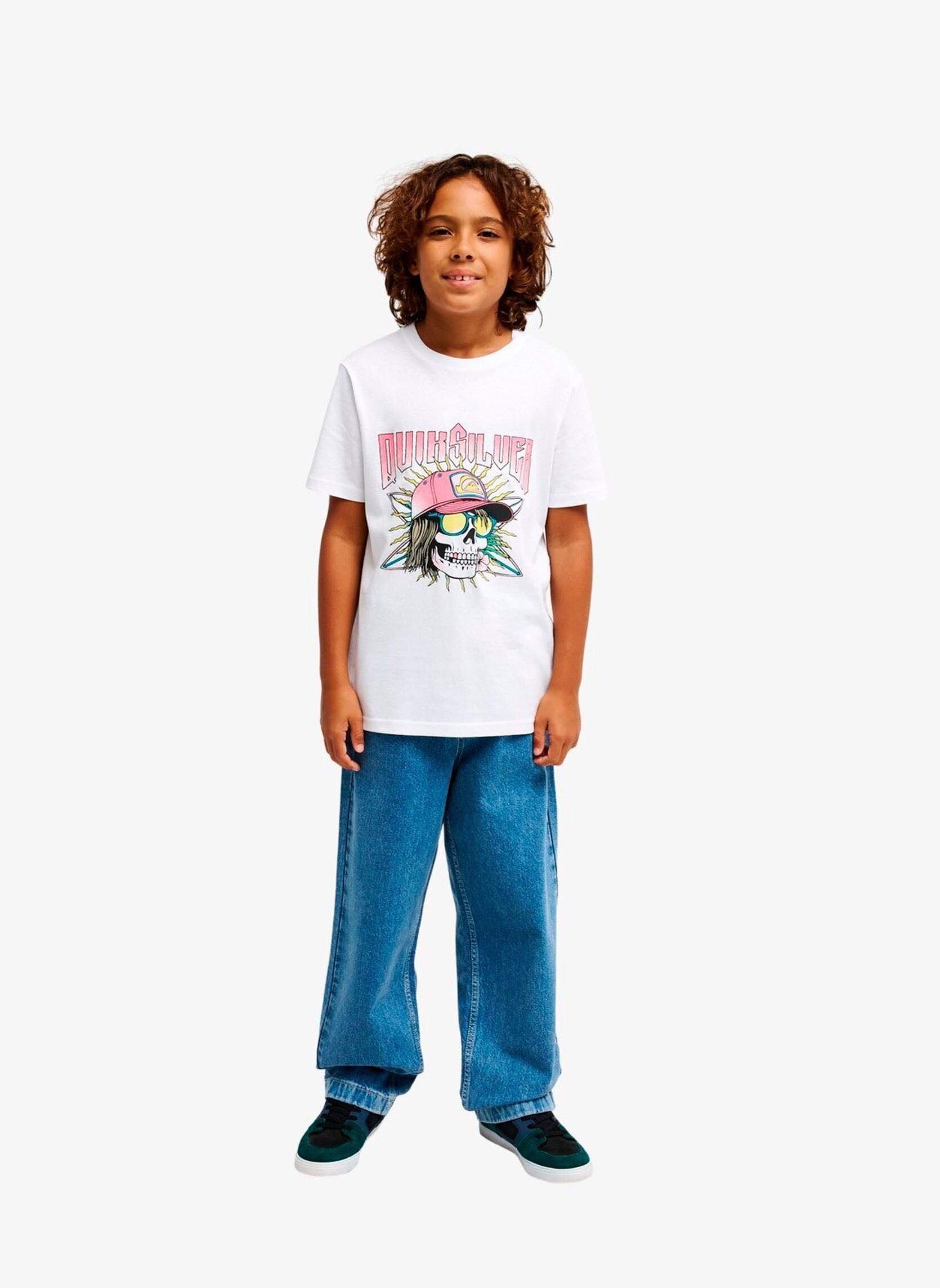 Straight Leg Jeans Taxer Baggy Denim Pant Youth jungen blau Quiksilver Straight Leg Jeans Taxer Baggy Denim Pant Youth jungen blau 2001 STONE WASH