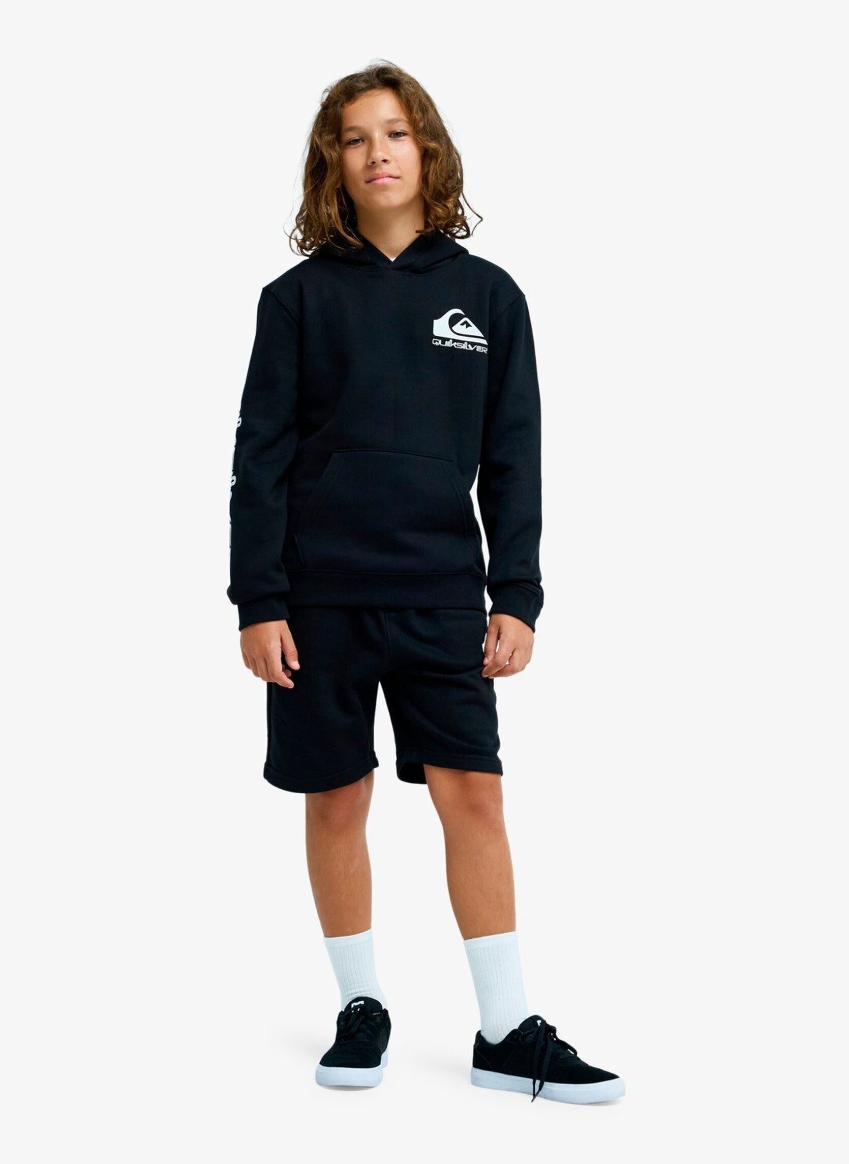 Kapuzenpullover Omni Logo Hoodie Youth jungen schwarz Quiksilver Kapuzenpullover Omni Logo Hoodie Youth jungen schwarz Black