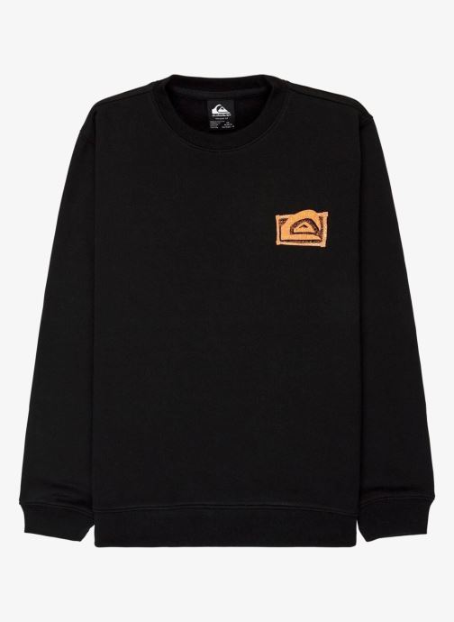 Quiksilver Sweats à capuche Graphic Crew Youth EQBFT03980 garçon noir