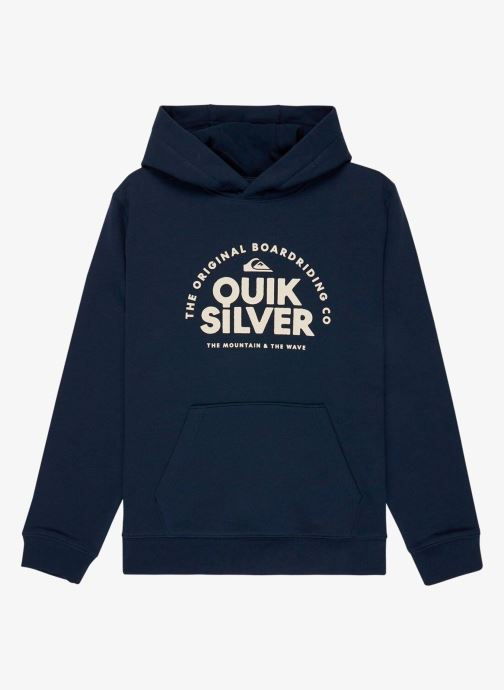 Quiksilver Sweats à capuche Fundamental Ride Hoodie Youth garçon bleu