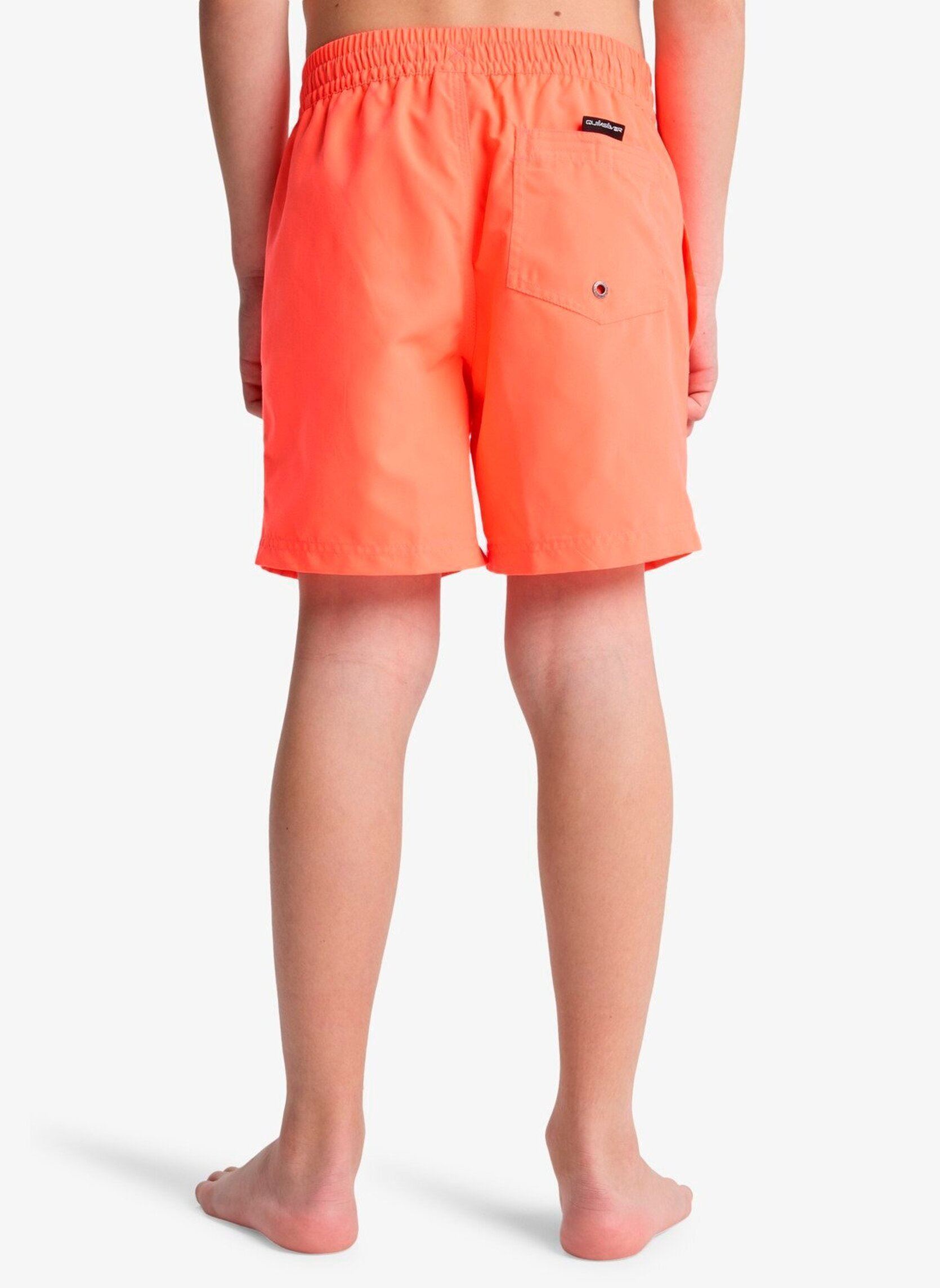 Shorts de bain Everyday Volley Yth 14 garçon orange Quiksilver Shorts de bain Everyday Volley Yth 14 garçon orange Fiery Coral