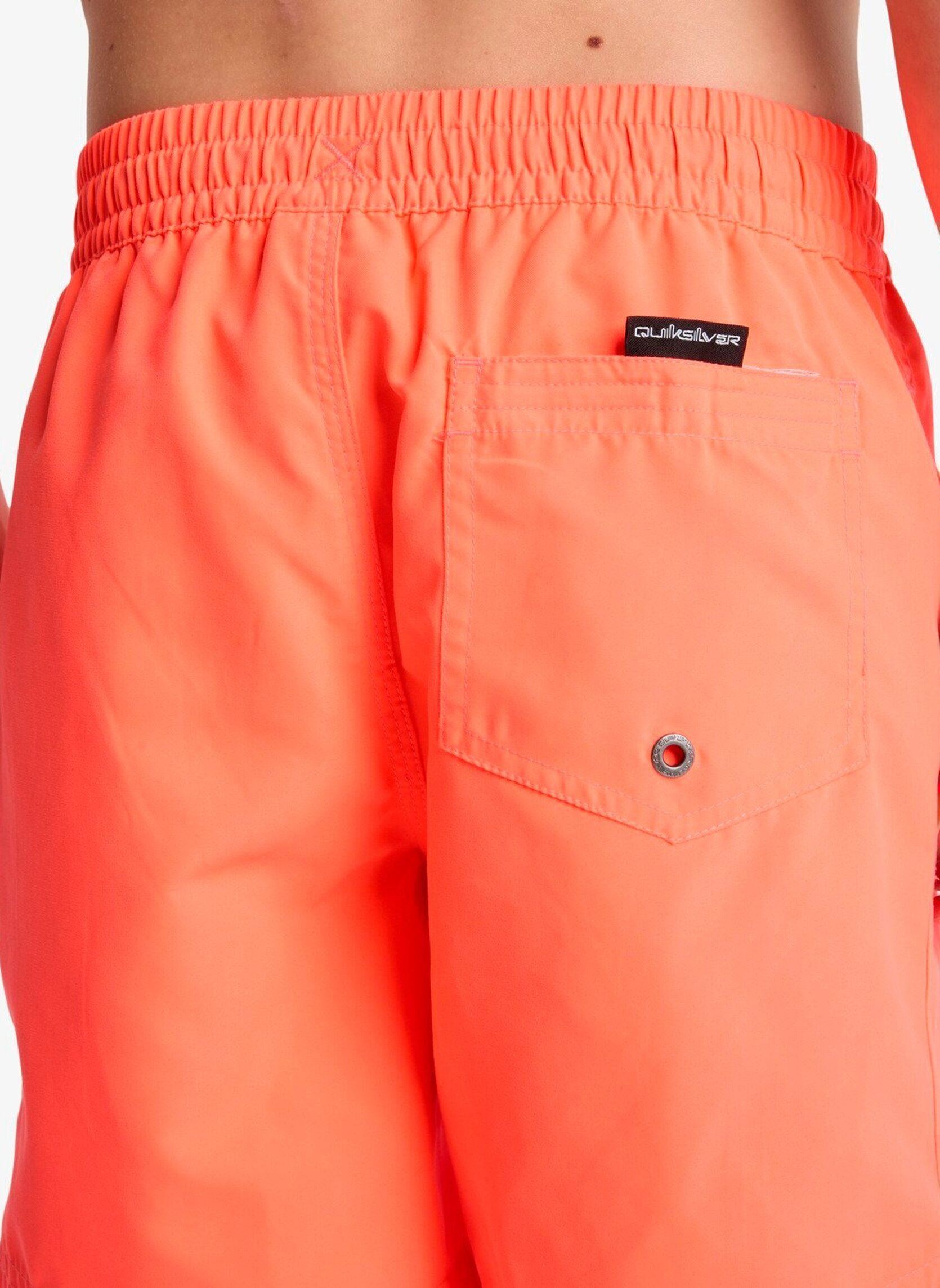 Shorts de bain Everyday Volley Yth 14 garçon orange Quiksilver Shorts de bain Everyday Volley Yth 14 garçon orange Fiery Coral