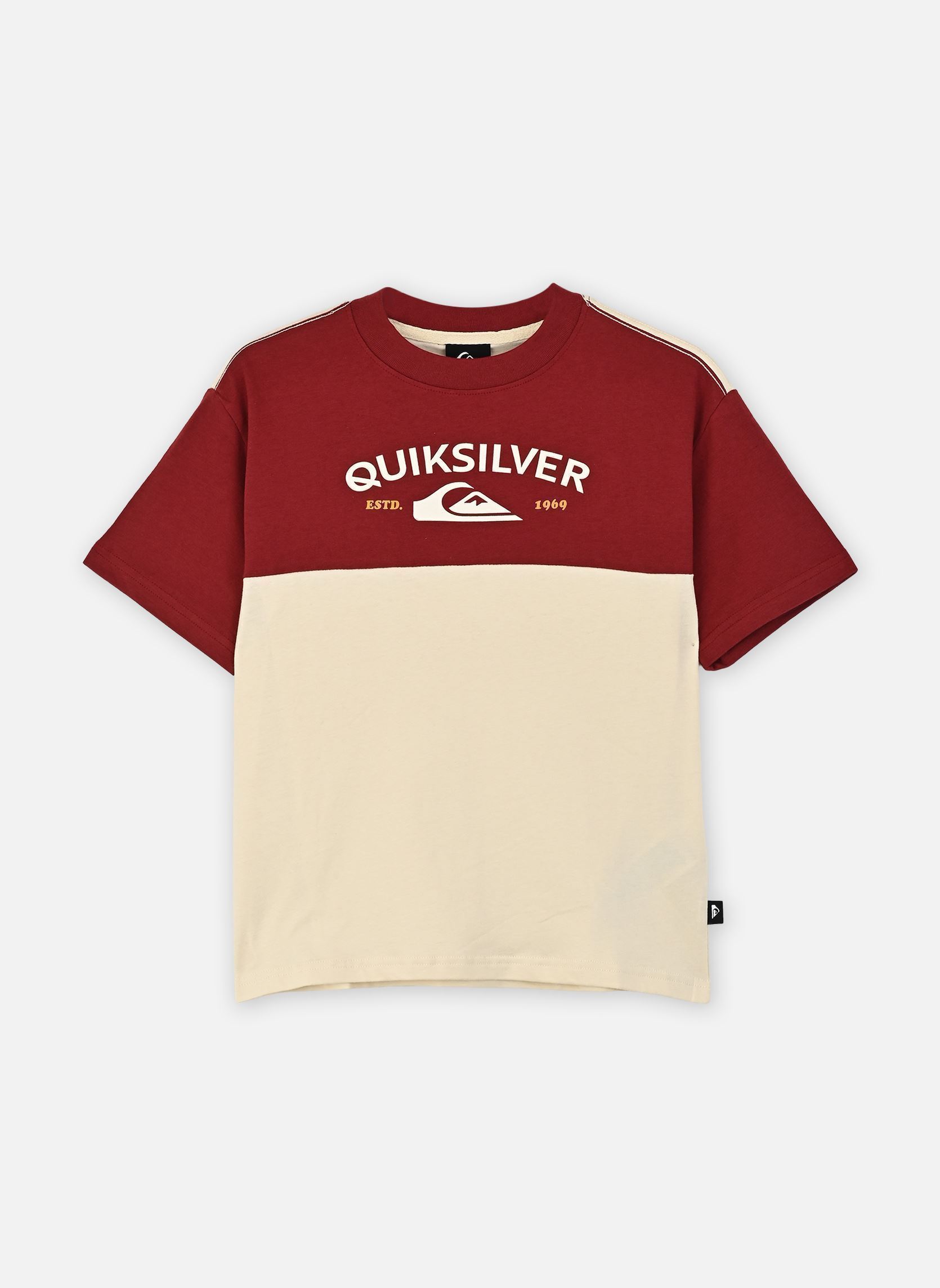 Tee-shirts Knowledge Aera Ss Tee Youth garçon beige Quiksilver Tee-shirts Knowledge Aera Ss Tee Youth garçon beige Bone White