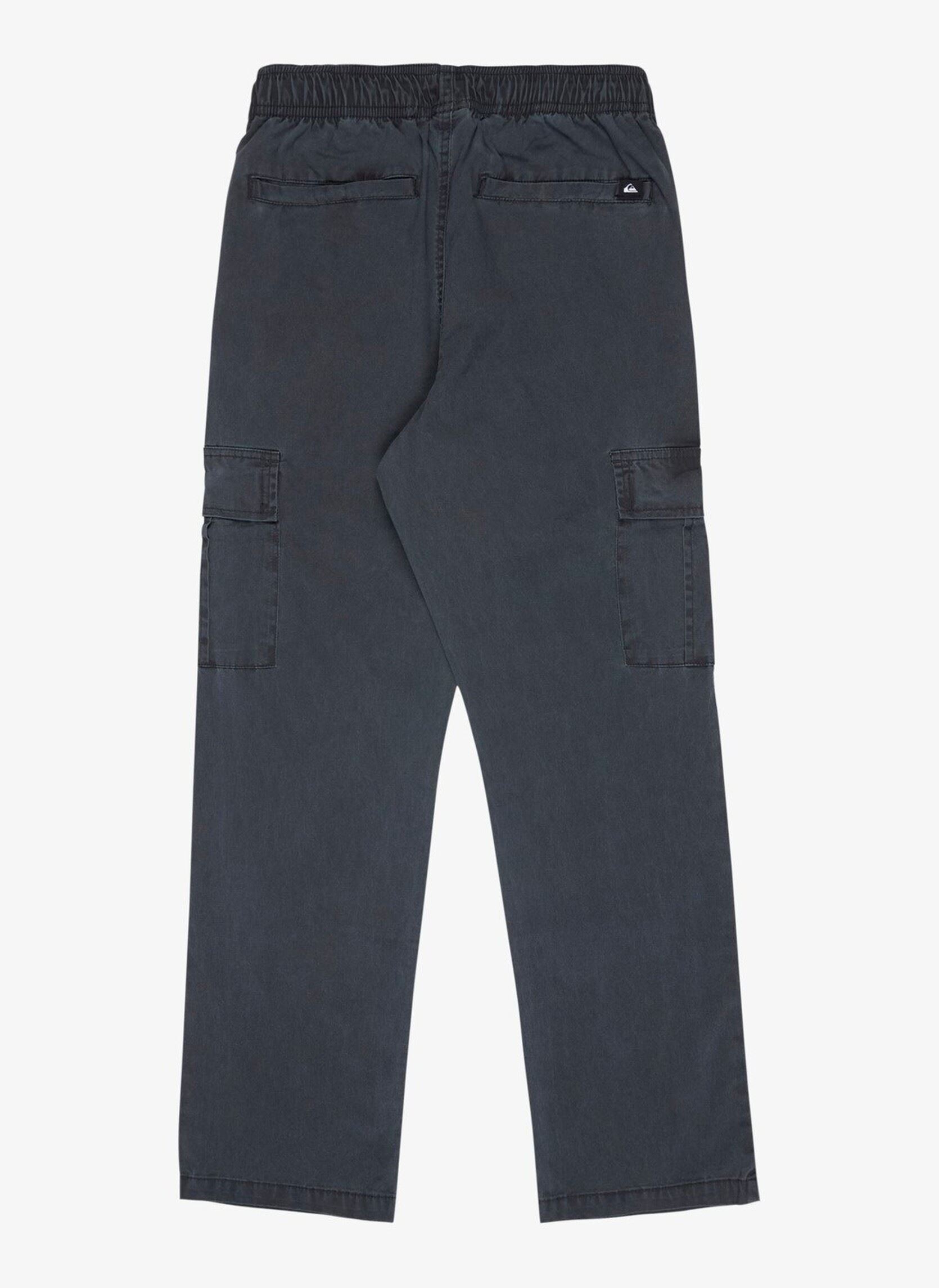Pantalons Taxer Cargo Pant Youth garçon noir Quiksilver Pantalons Taxer Cargo Pant Youth garçon noir Black