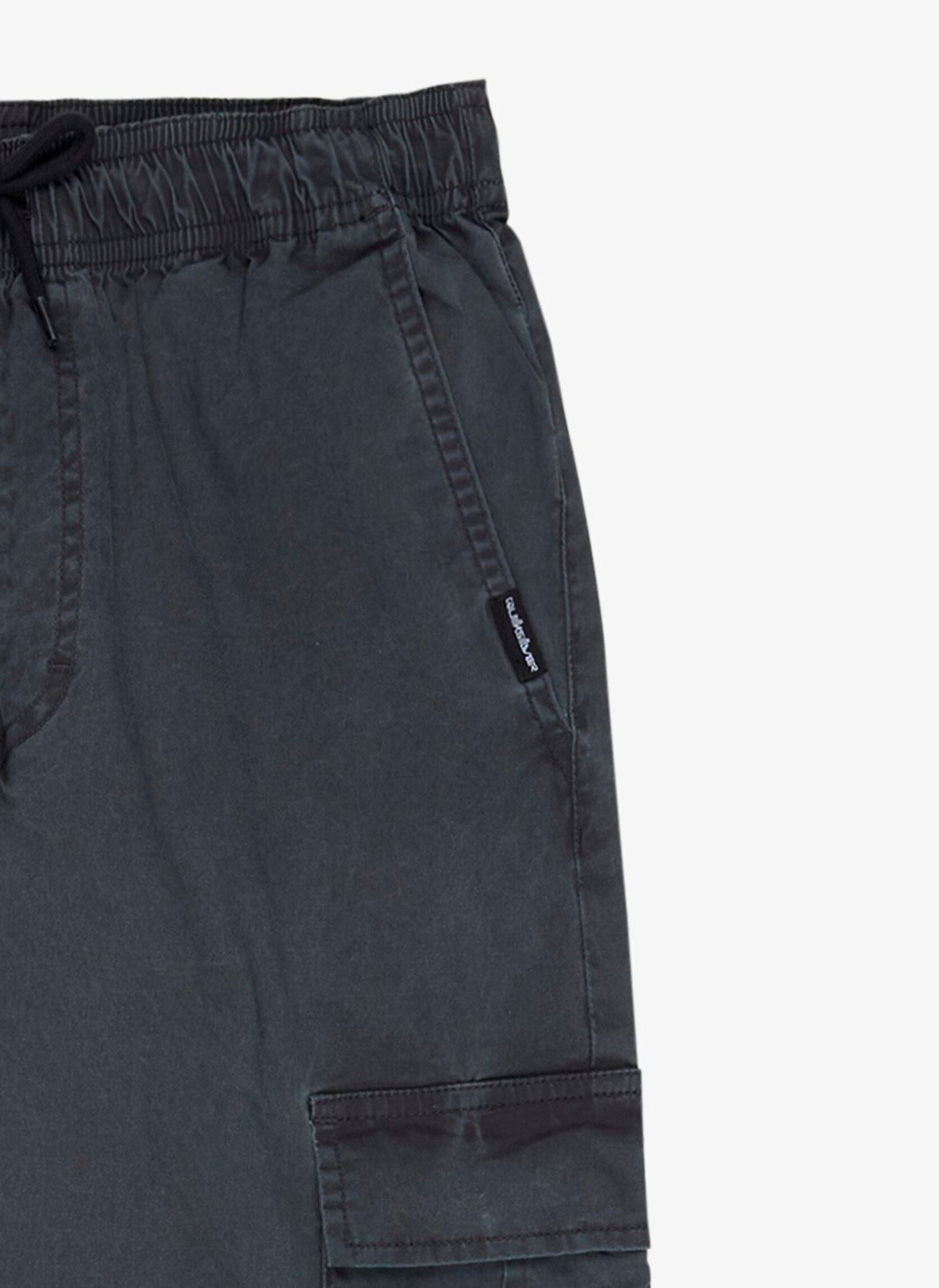 Pantalons Taxer Cargo Pant Youth garçon noir Quiksilver Pantalons Taxer Cargo Pant Youth garçon noir Black