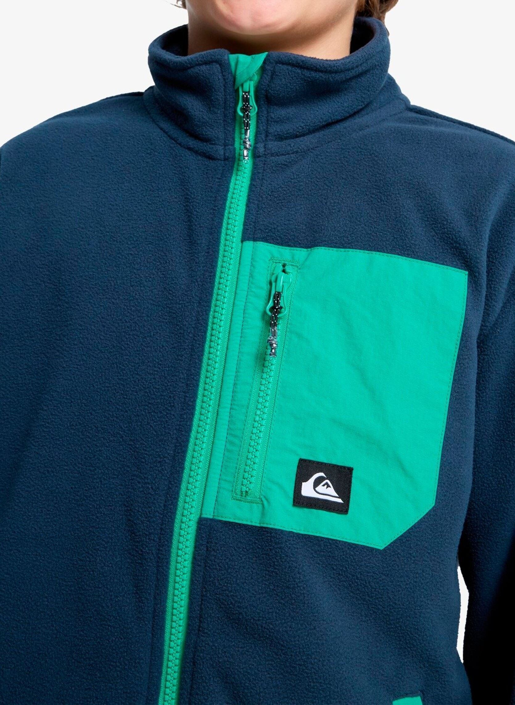 Sweats zippés Ice Field Fz Youth garçon bleu Quiksilver Sweats zippés Ice Field Fz Youth garçon bleu Dark Navy