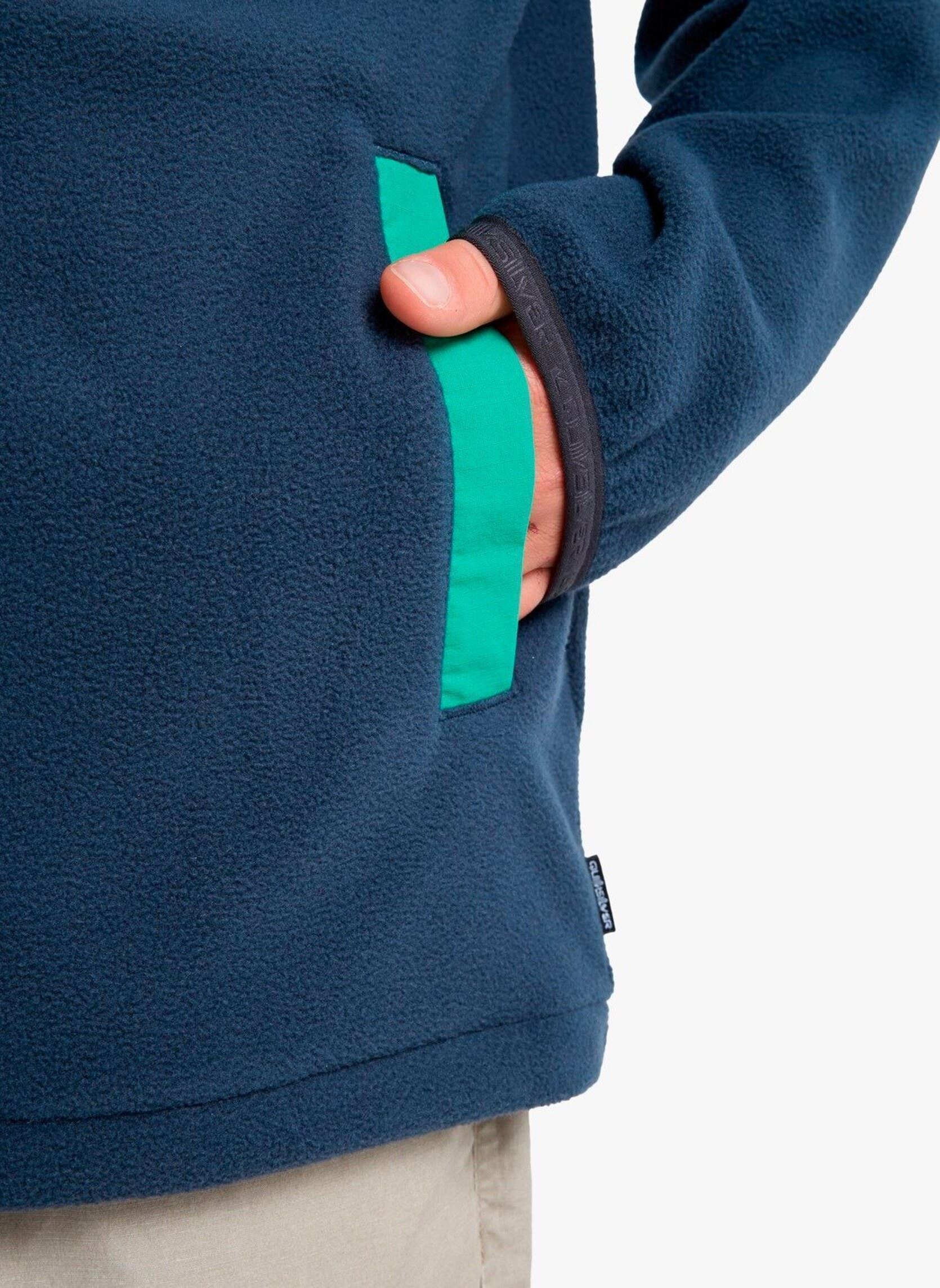 Sweats zippés Ice Field Fz Youth garçon bleu Quiksilver Sweats zippés Ice Field Fz Youth garçon bleu Dark Navy