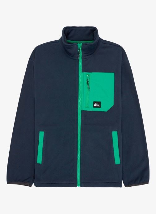 Quiksilver Sweats zippés Ice Field Fz Youth garçon bleu